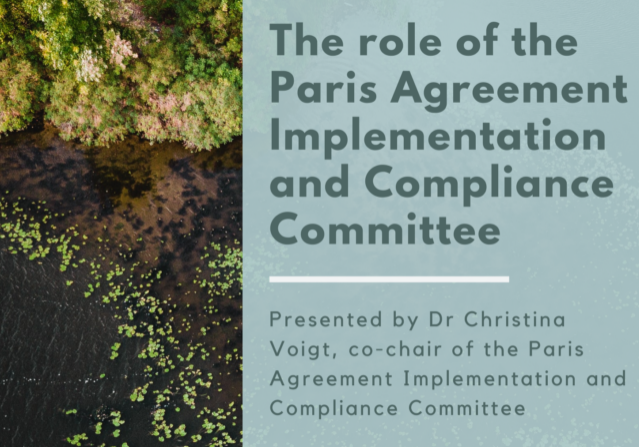 The Role of the Paris Agreement Implementation and Compliance Committee