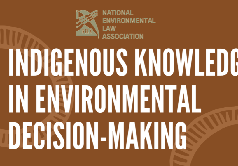 Indigenous Knowledges and environmental decision making