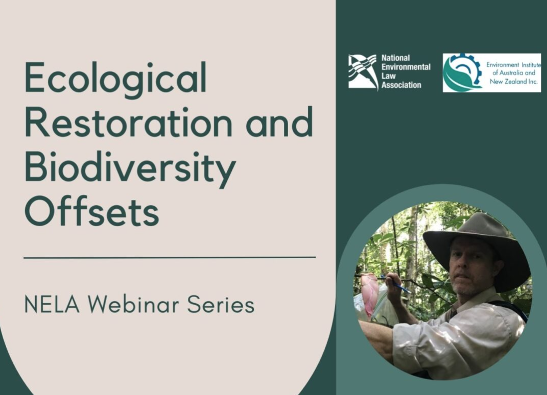 Ecological Restoration and Biodiversity Offsets