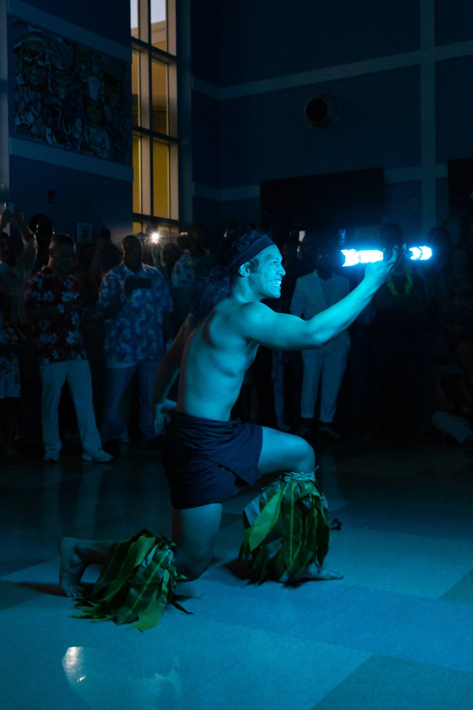 LED Samoan Fire Knife Luau Dancer