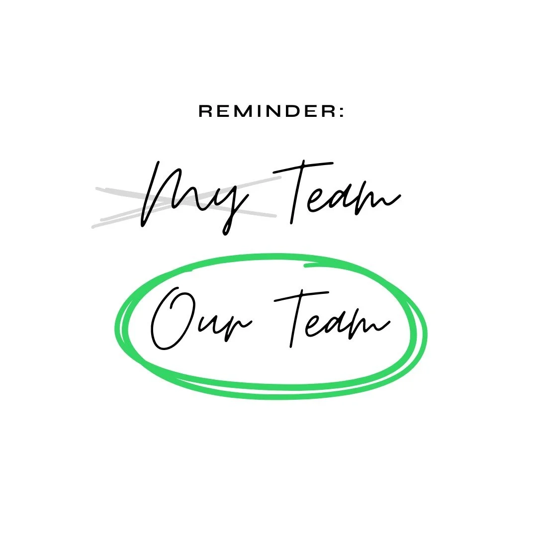 &quot;I think MY team did a fantastic job!&quot;

That's what I said after we crushed our project goals.

My colleague's response changed everything:

&quot;That's exactly the problem. You said MY team.&quot;

🤯 The moment I realized my leadership w