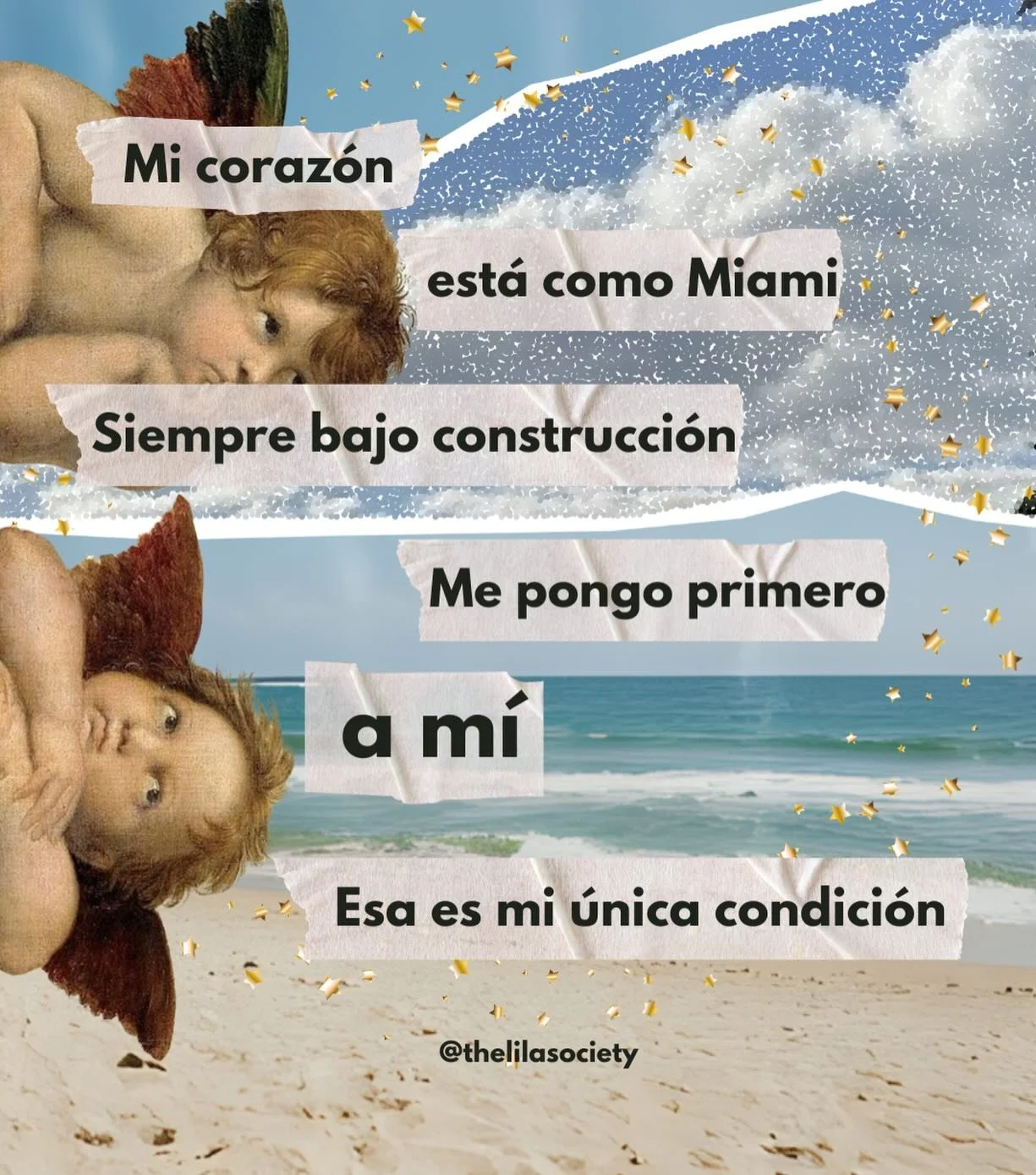 Day 6 of 7 &ndash; Affirmations with @ElenaRose

Este a&ntilde;o ha sido de reconstruirme, renacer, y elegirme sin culpa. 🌴✨

And amigas&hellip; we&rsquo;re so excited for this Friday&rsquo;s Latina Baddies Session where we&rsquo;ll be raffling TWO 