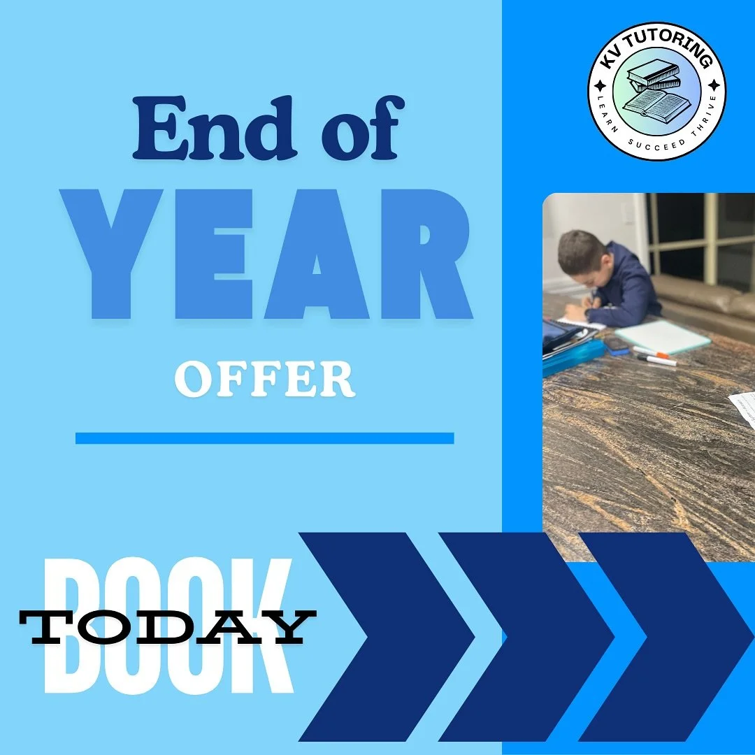 🎉 End-of-Year Offer Alert! 🎉

KV Tutoring is here to support your child&rsquo;s learning journey! As a mobile and online tutoring service, we cater to students from Kindergarten to Year 12 in English and Maths. Whether you&rsquo;re looking for expe