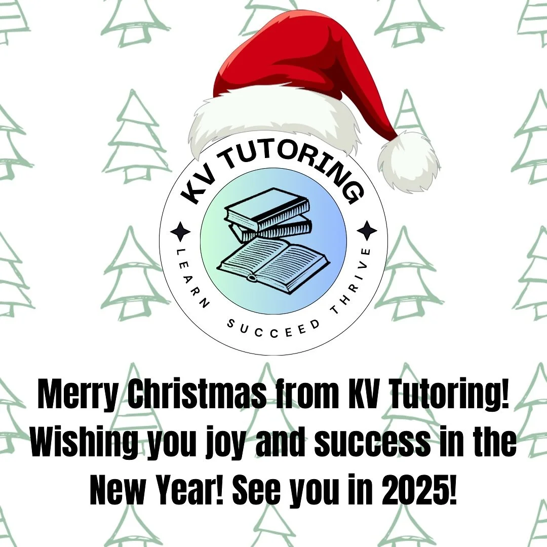 🎄✨ Wishing all our students and families a joyful holiday season! May your holidays be filled with cheer, and here&rsquo;s to a bright new year of learning and growth! 🎅📚 #KVTutoring #LearnSucceedThrive #HolidayGreetings #Christmas