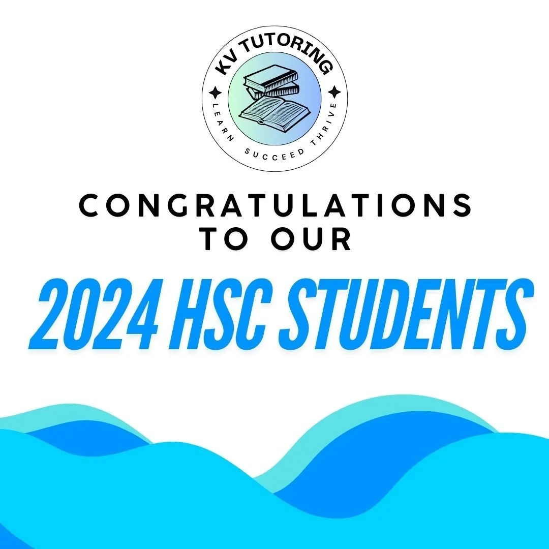 KV Tutoring is proud to celebrate the outstanding achievements of our HSC students in English Advanced this year! Your dedication, hard work, and resilience have paid off, and we couldn't be prouder of your results. 🌟

Swipe to see our students rema