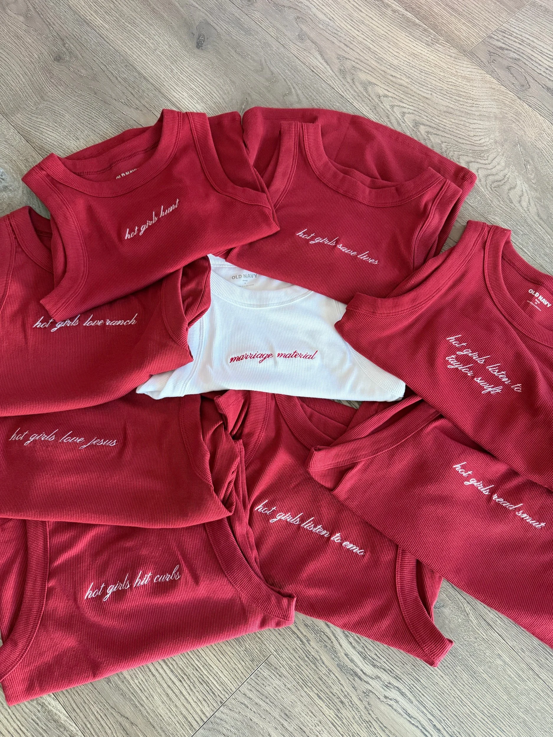 Embroidered Custom Tank
