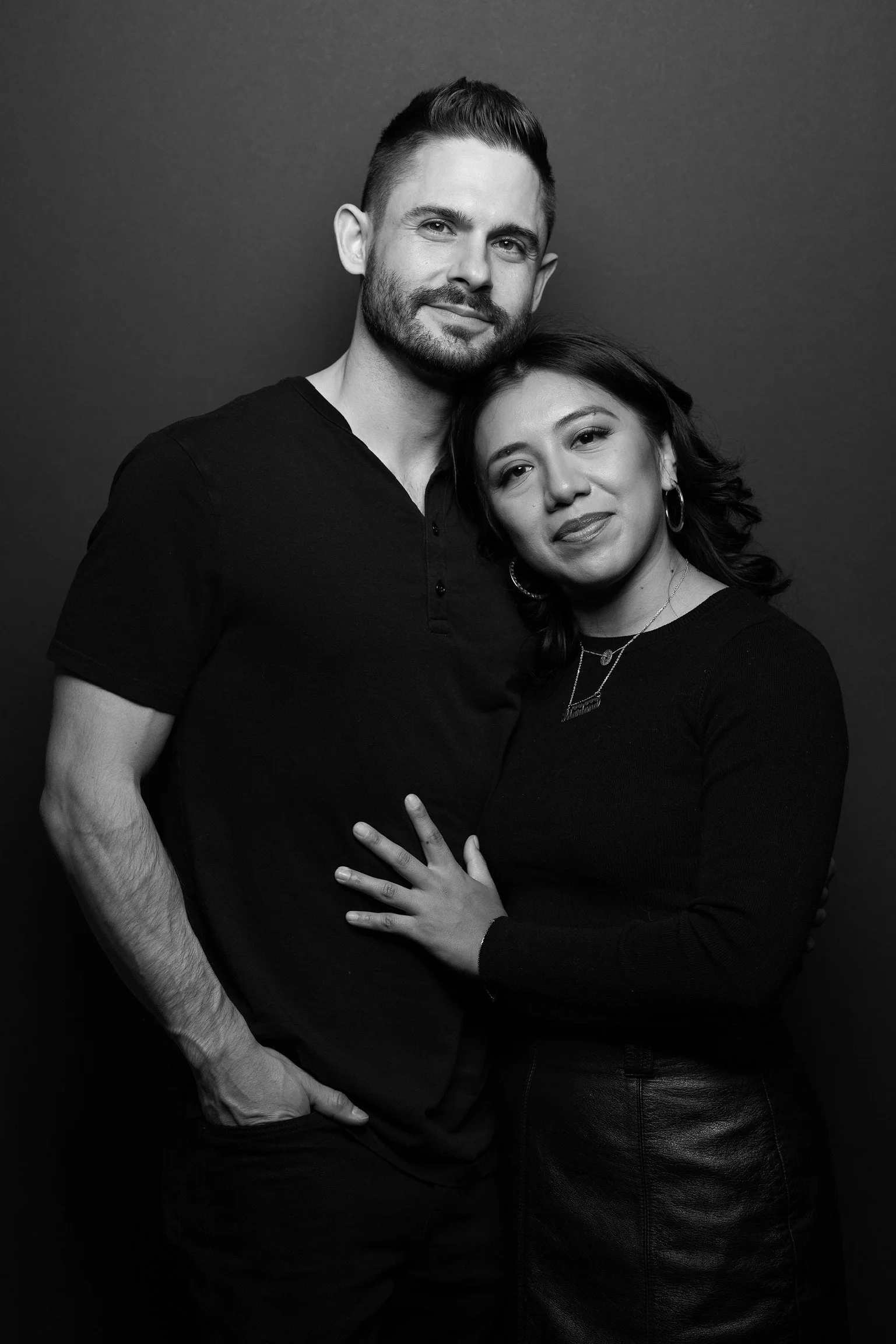 San Diego couple photography session showing natural interaction and closeness