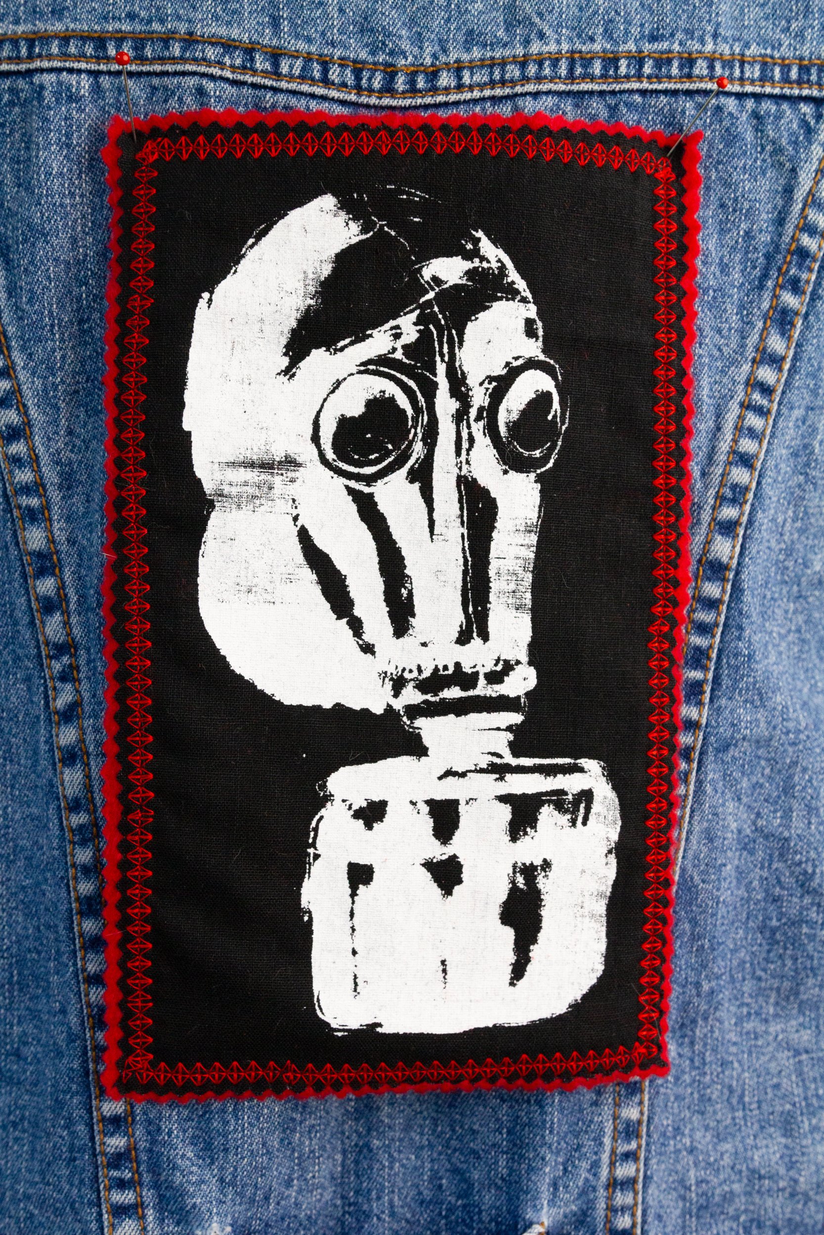 Gas Mask Sew On Patch