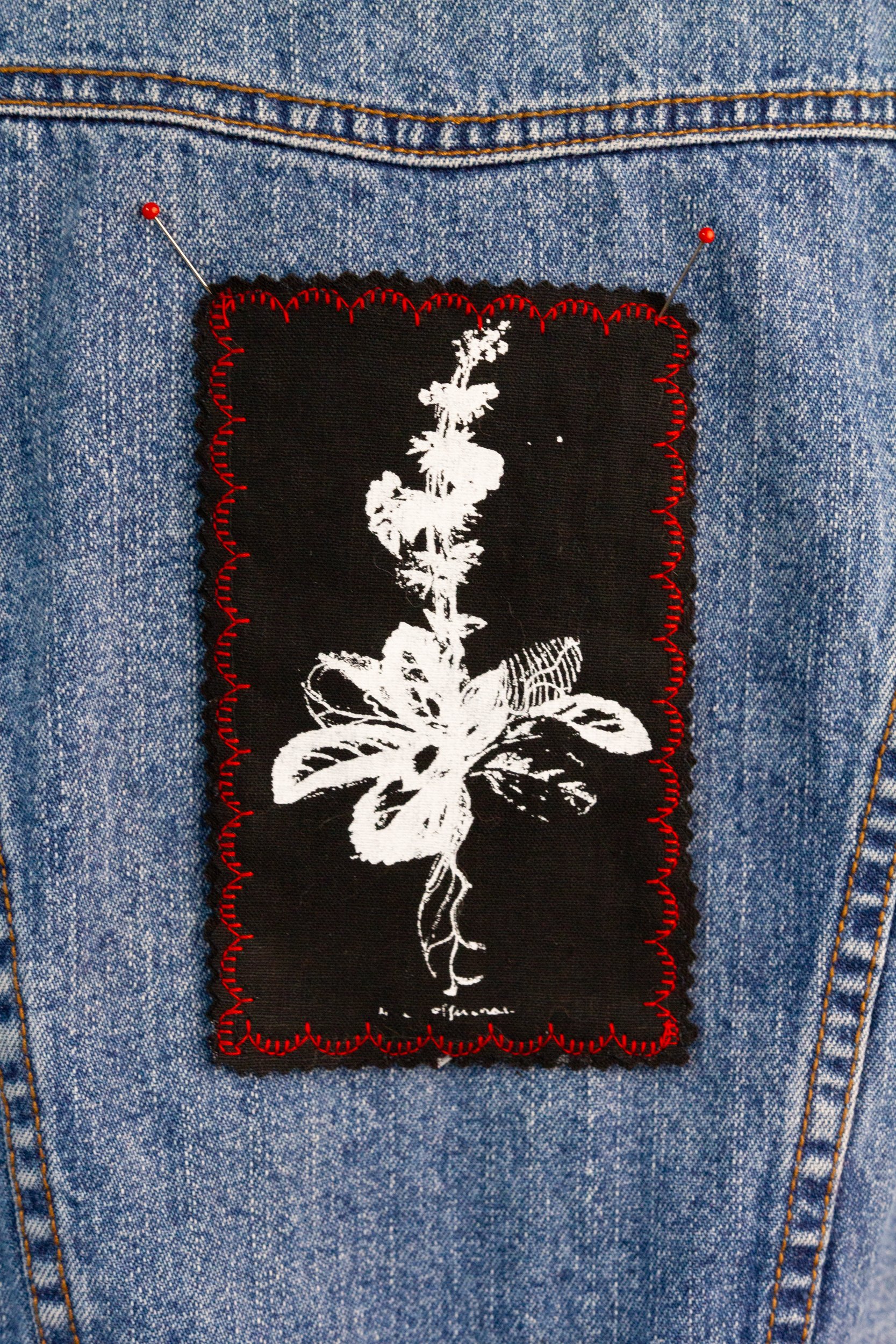 Floral Sew On Patch