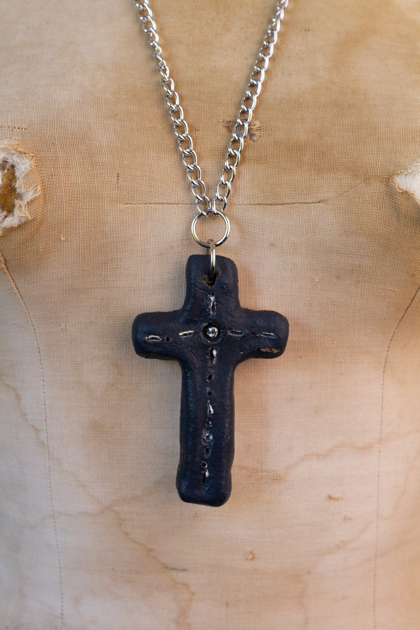 Chunky Cross Necklace