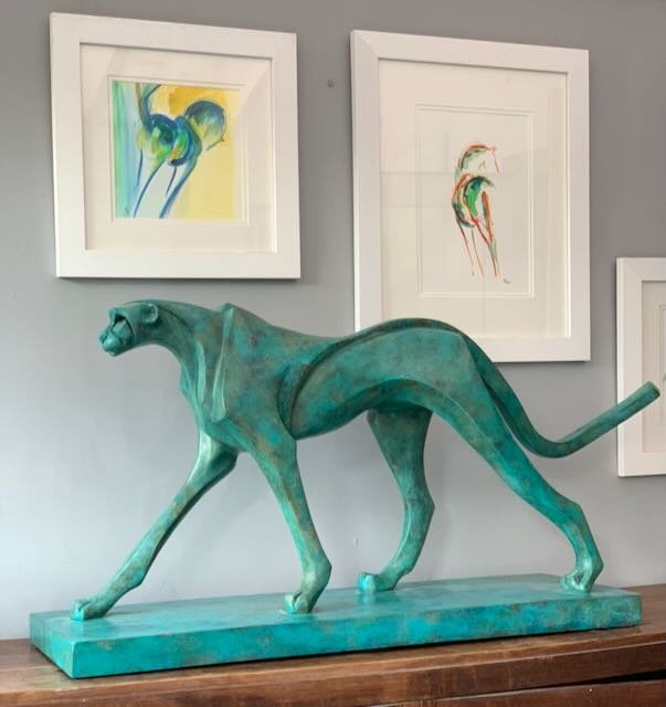 The Walking Cheetah - Resine edition