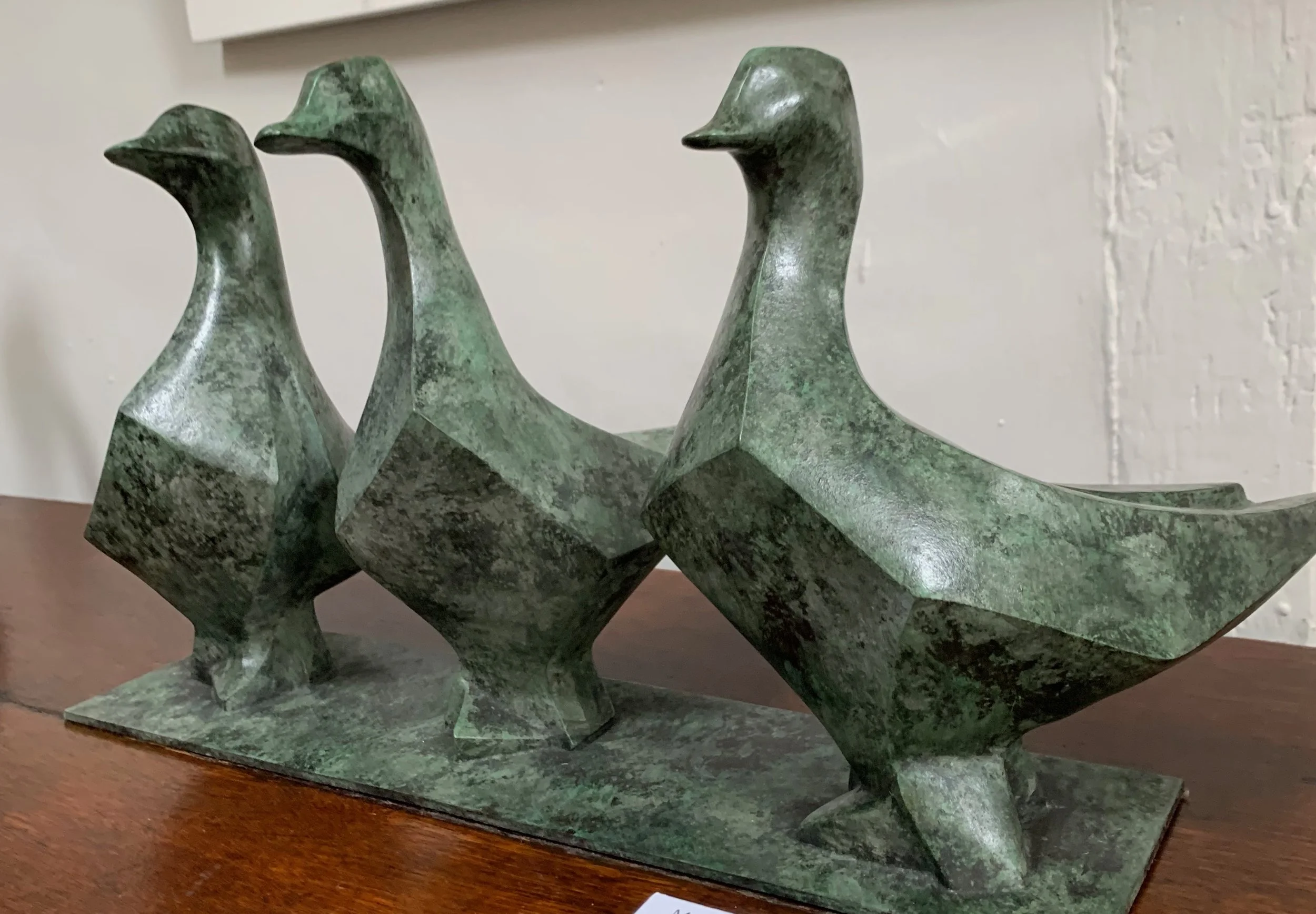 I sculpt animals to explore presence.