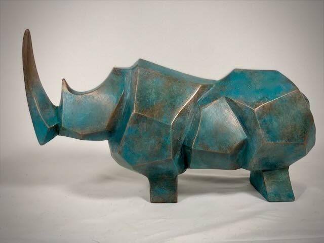 Rhino-  Citadel- Bronze resin -- - 2.jpeg