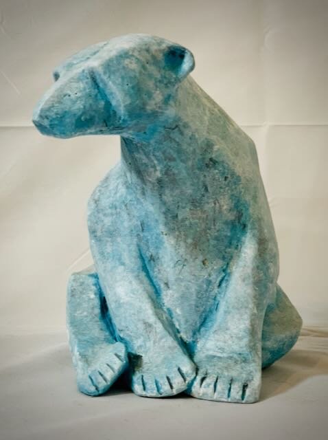 The Sitting Polar bear -resine - 2.jpeg