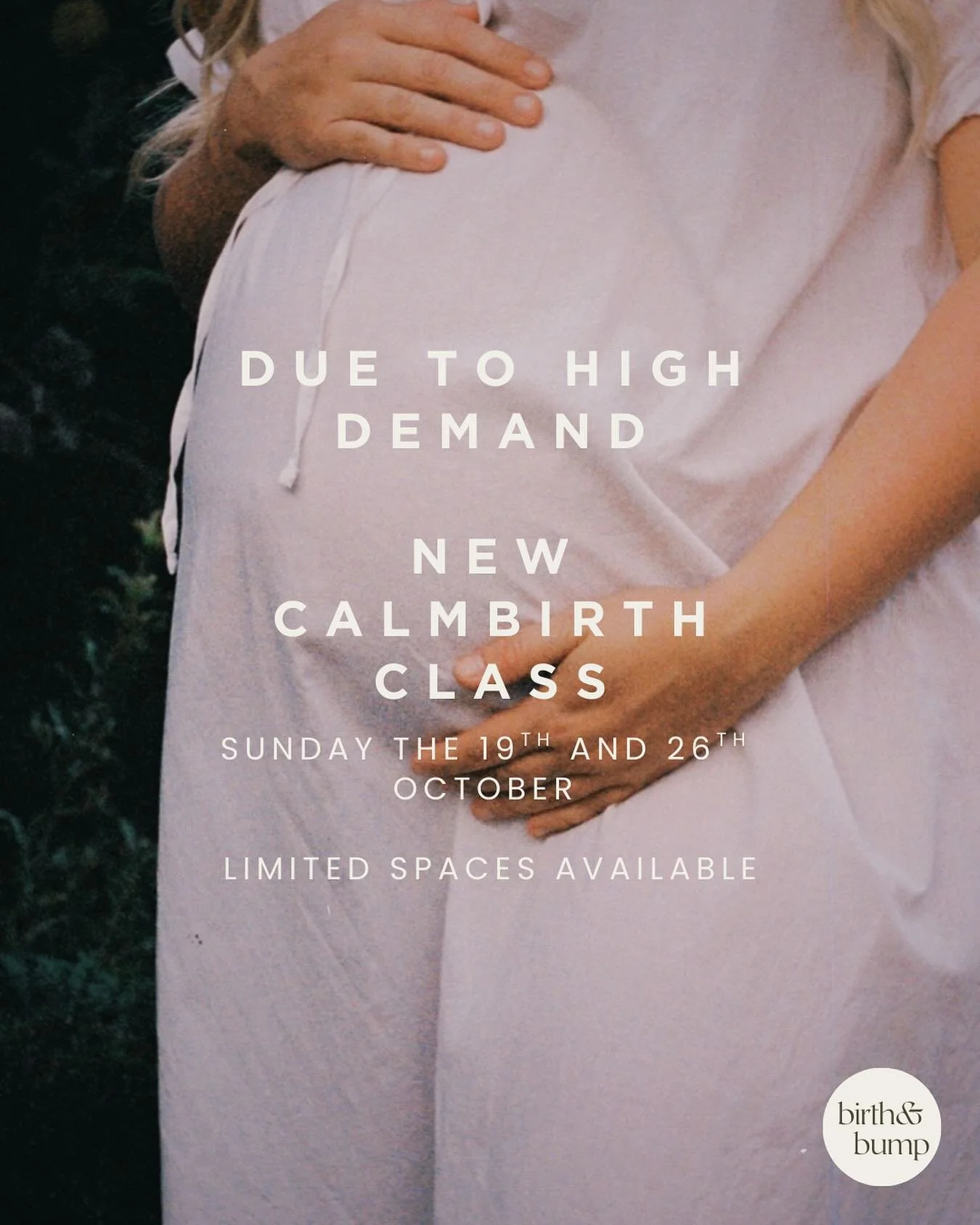 ✨ New Calmbirth&reg; Class Added ✨

I&rsquo;m so excited to share that due to high demand I&rsquo;ve opened another Calmbirth&reg; class in October 💛

If you&rsquo;ve been thinking about joining, this is your chance to prepare for birth with calm, c