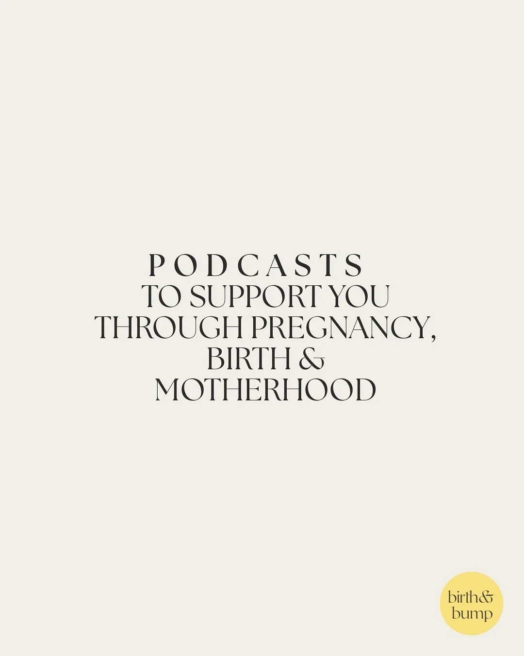 Whether you&rsquo;re pregnant, planning for birth, or in the postpartum bubble, listening to the right voices can make you feel informed, empowered and less alone. I&rsquo;ve put together a list of my favourite pregnancy, birth and parenting podcasts
