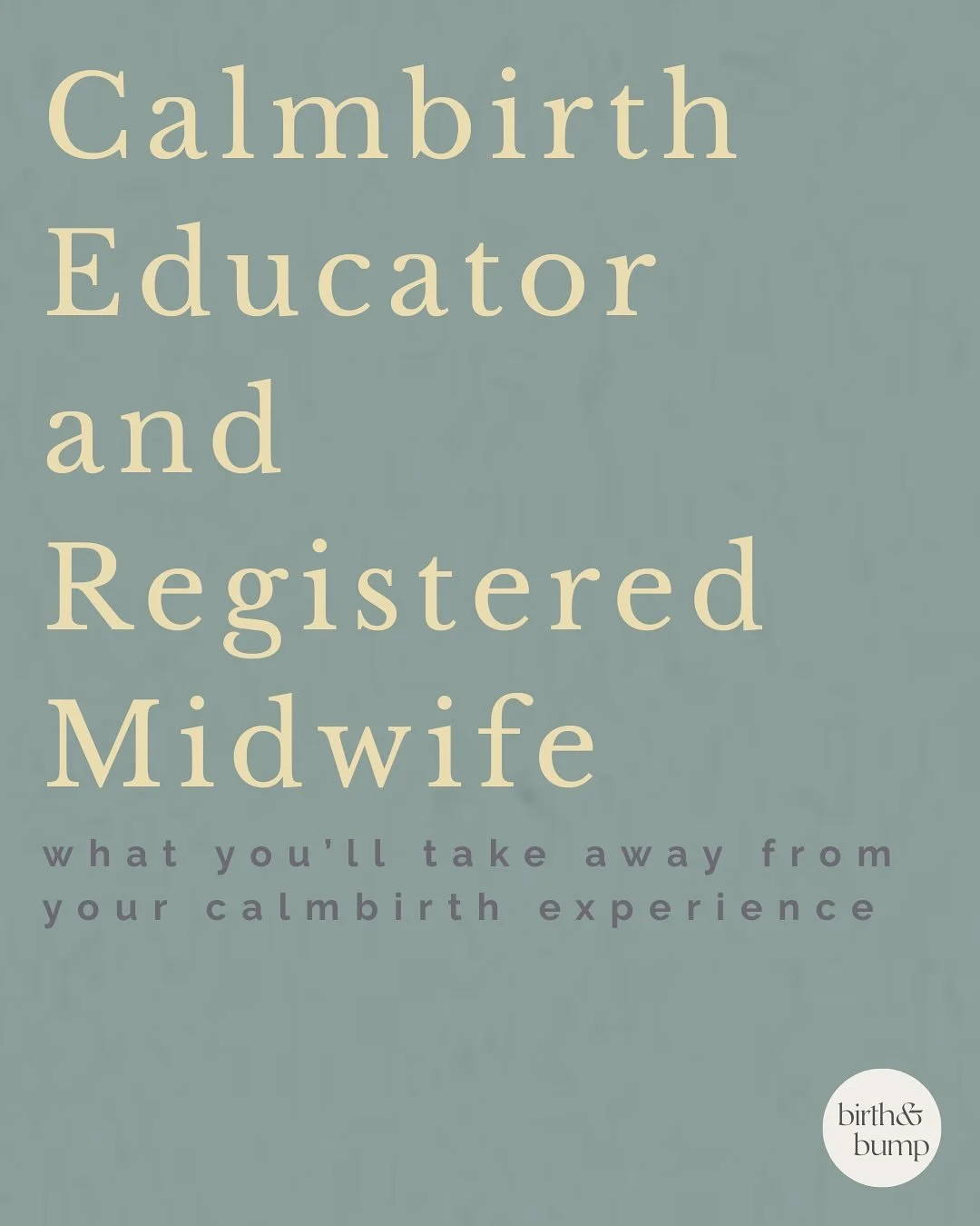 I  get this question a lot - &ldquo;What exactly do we learn in a Calmbirth class?&rdquo; 

Calmbirth is so much more than breathing techniques (though you&rsquo;ll learn those too!). It&rsquo;s about understanding how your body, hormones, mind and e