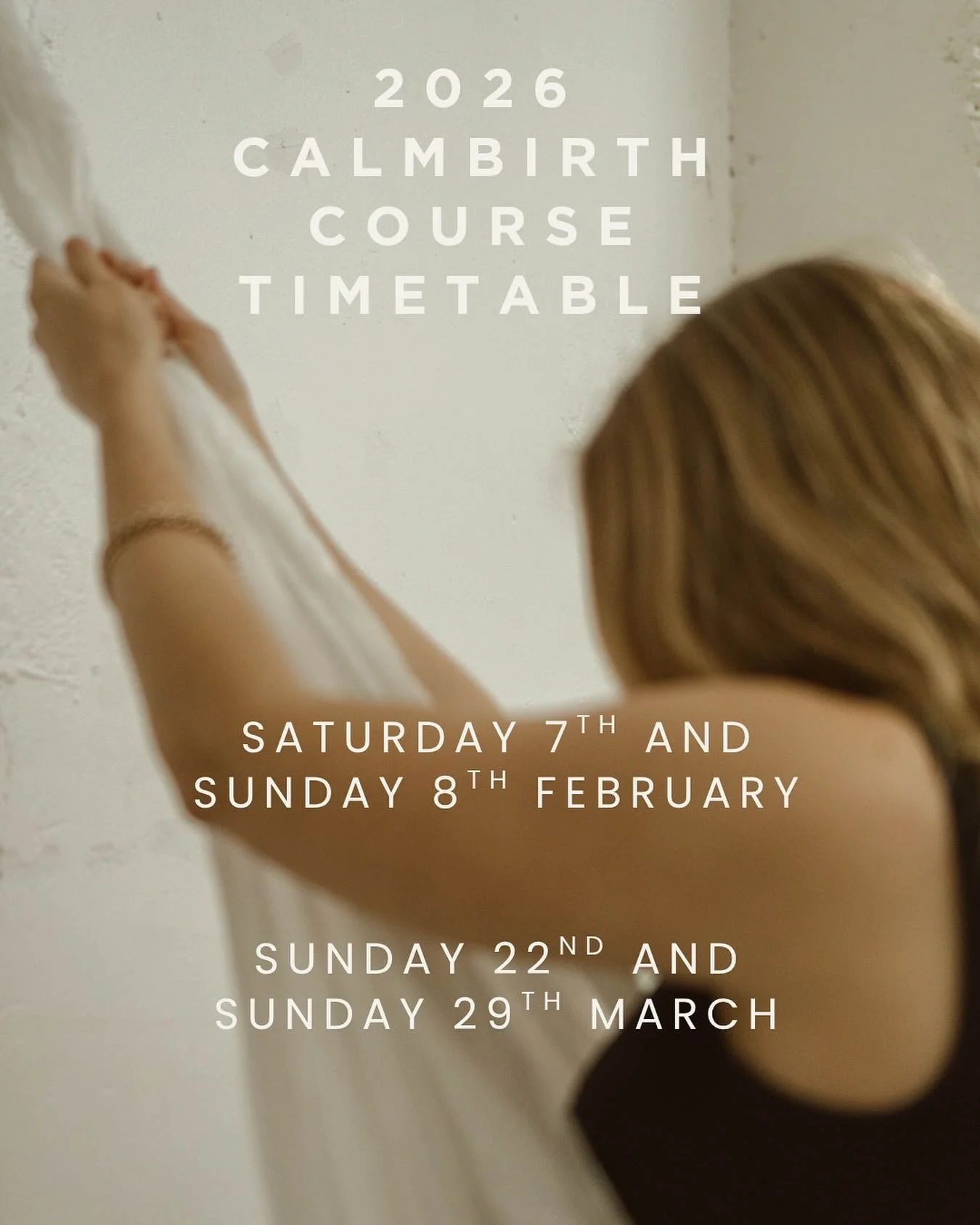 Bookings via @calmbirth 🩵