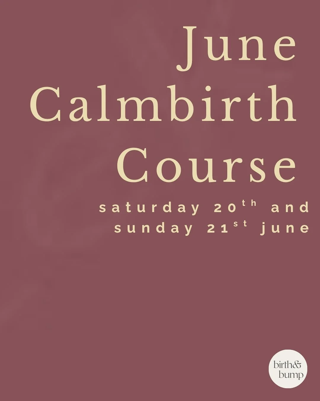 Hello June 💛 #calmbirth