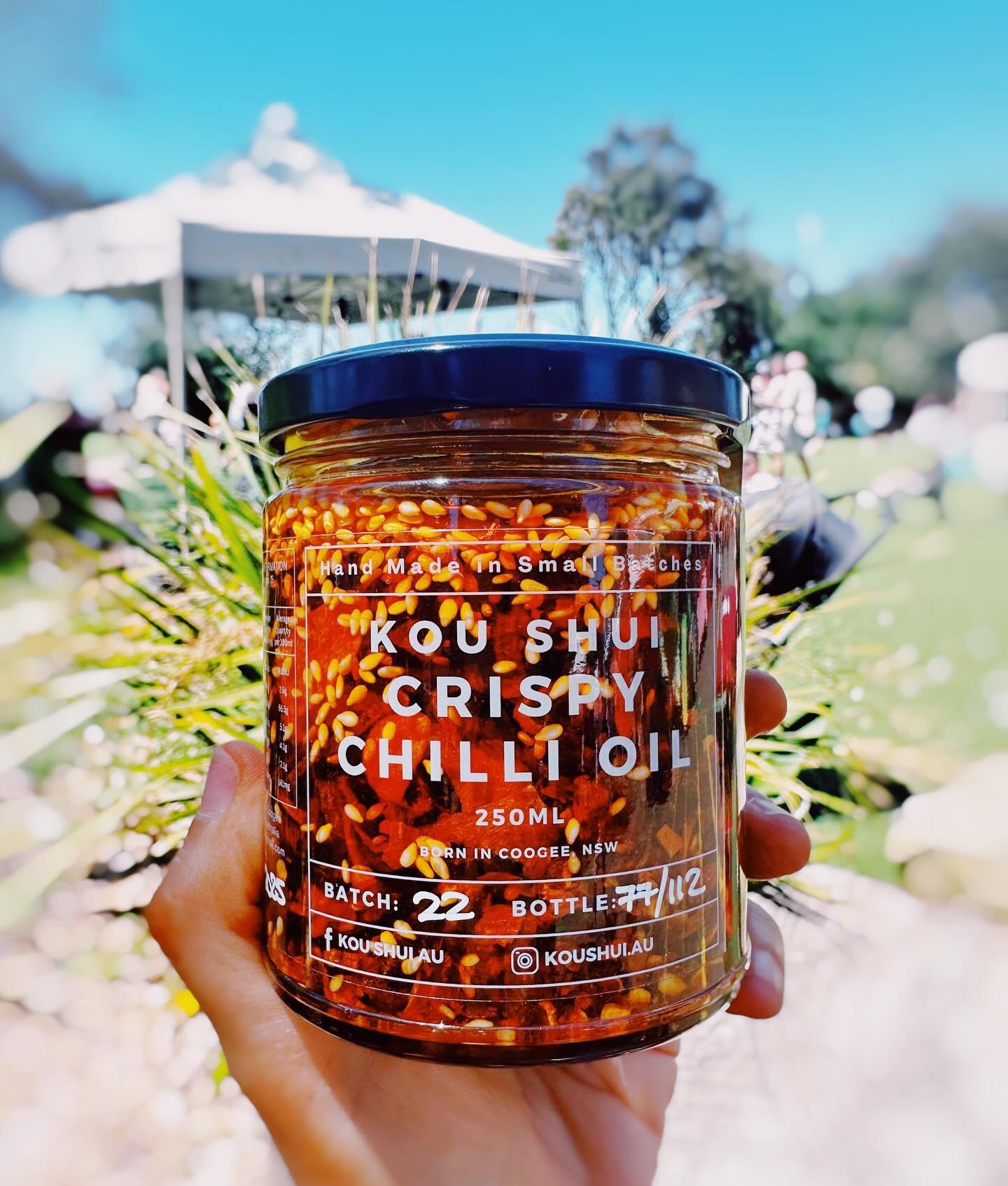 Spice it up with this delicious chilli oil 🌶️

Pop by @koushui.au today here #bondifarmersmarket 

Open til 1pm

#chilli #chillioil #food #goodfood #bondibeach #delicious