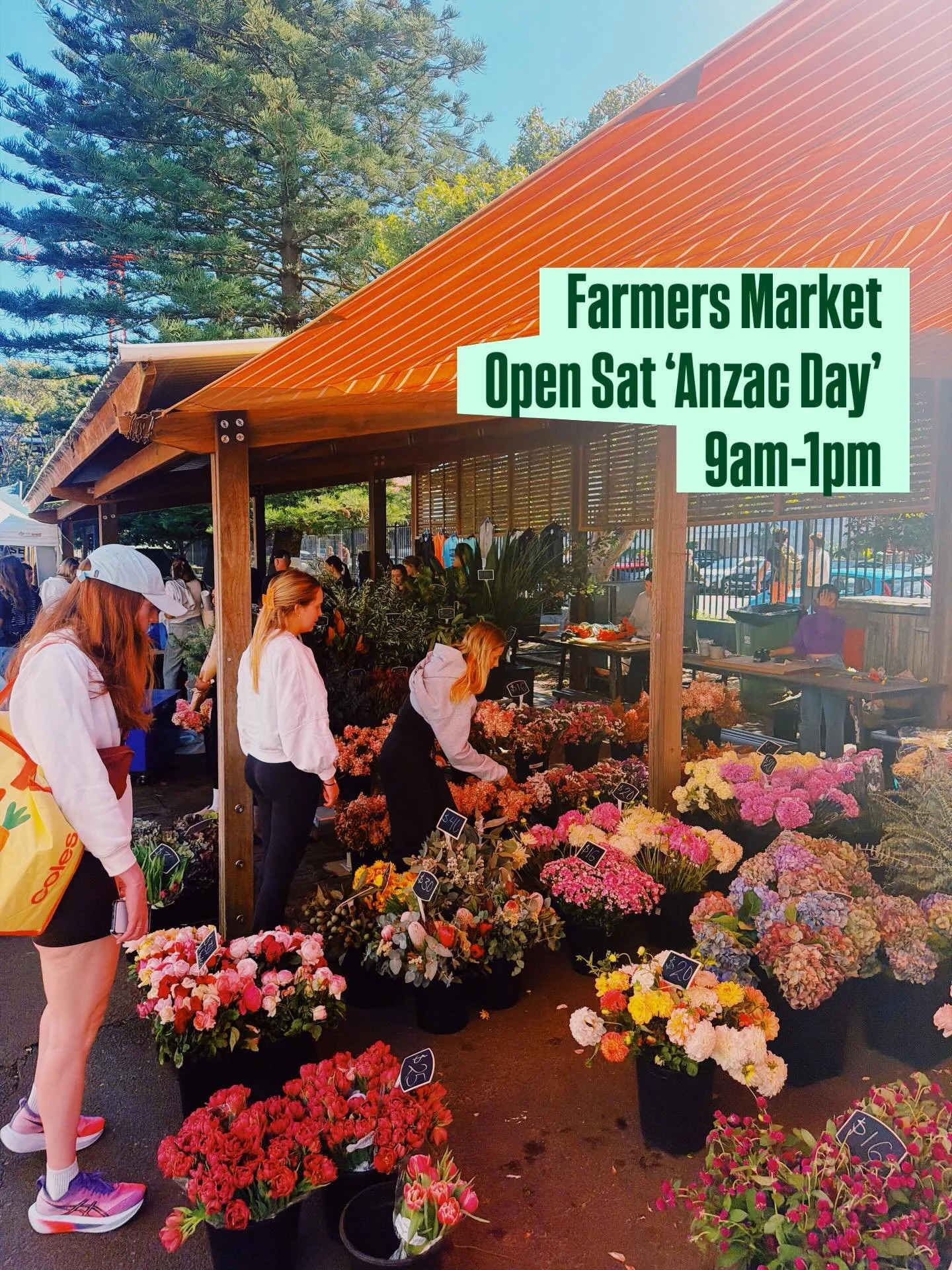We&rsquo;re open this ANZAC Day 🌺

After paying your respects, head down to Bondi Farmers Market and start your day with all your market favourites 

Come by, open Sat 9am-1pm

#bondifarmersmarket #goodfood #bondibeach