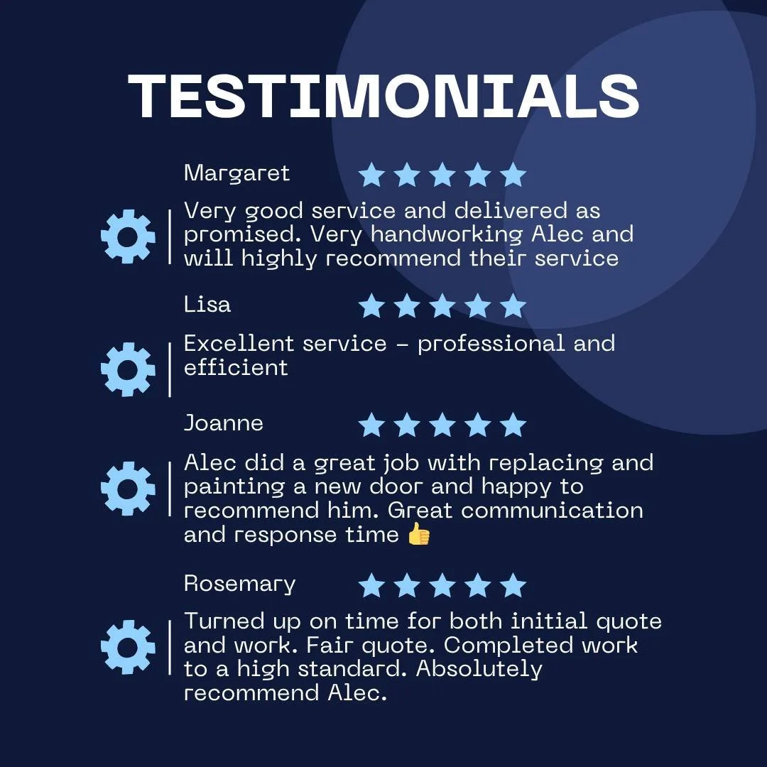 What Our Customers Are Saying... 💬

We&rsquo;re proud to share some recent feedback from happy clients!

We&rsquo;re all about quality, communication, and getting the job done right. 

Your trust means everything to us 

Contact A to B Maintenance S