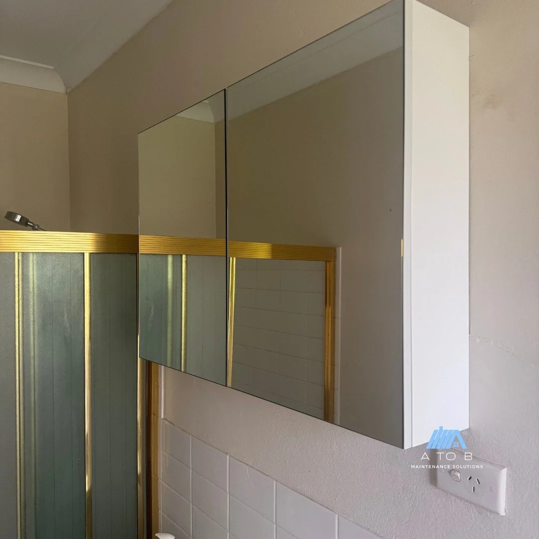 Installed a Shaving Cabinet 🪞

Contact A to B Maintenance Solutions today.
📲 0432 440 119
📧 info@atobmaintenance.com
🌐 https://www.atobmaintenance.com/

-
-
-
-
-
-
-
-
-
-
-

#HandymanServices #BathroomUpgrade #ShavingCabinet #BathroomRenovation