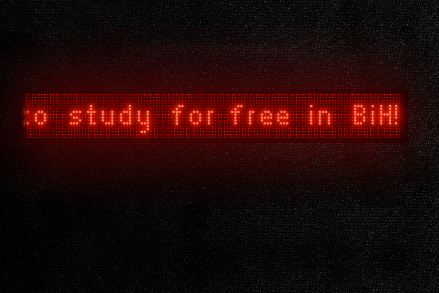I wish to study for free in BiH!
