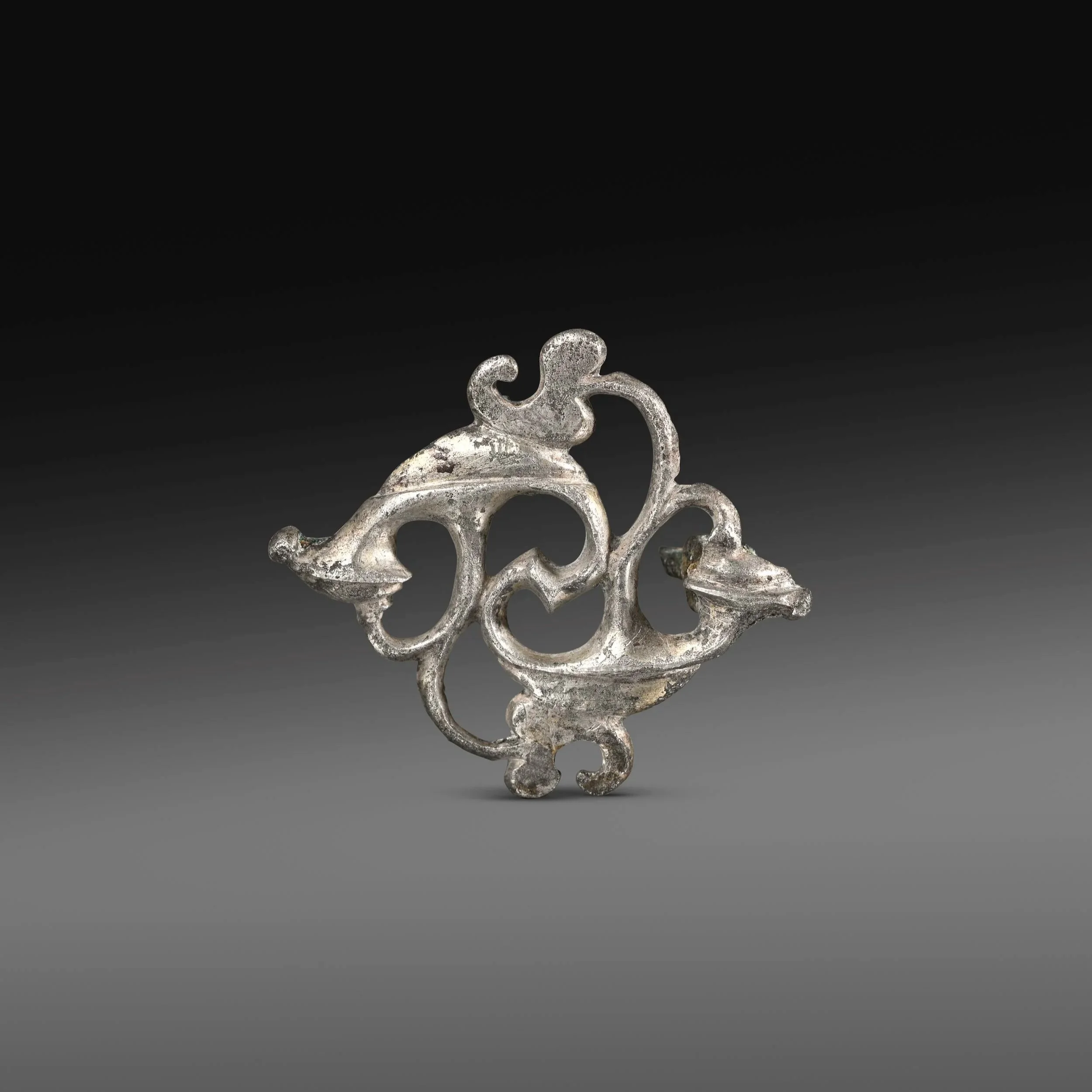 Romano-Celtic silver openwork brooch
