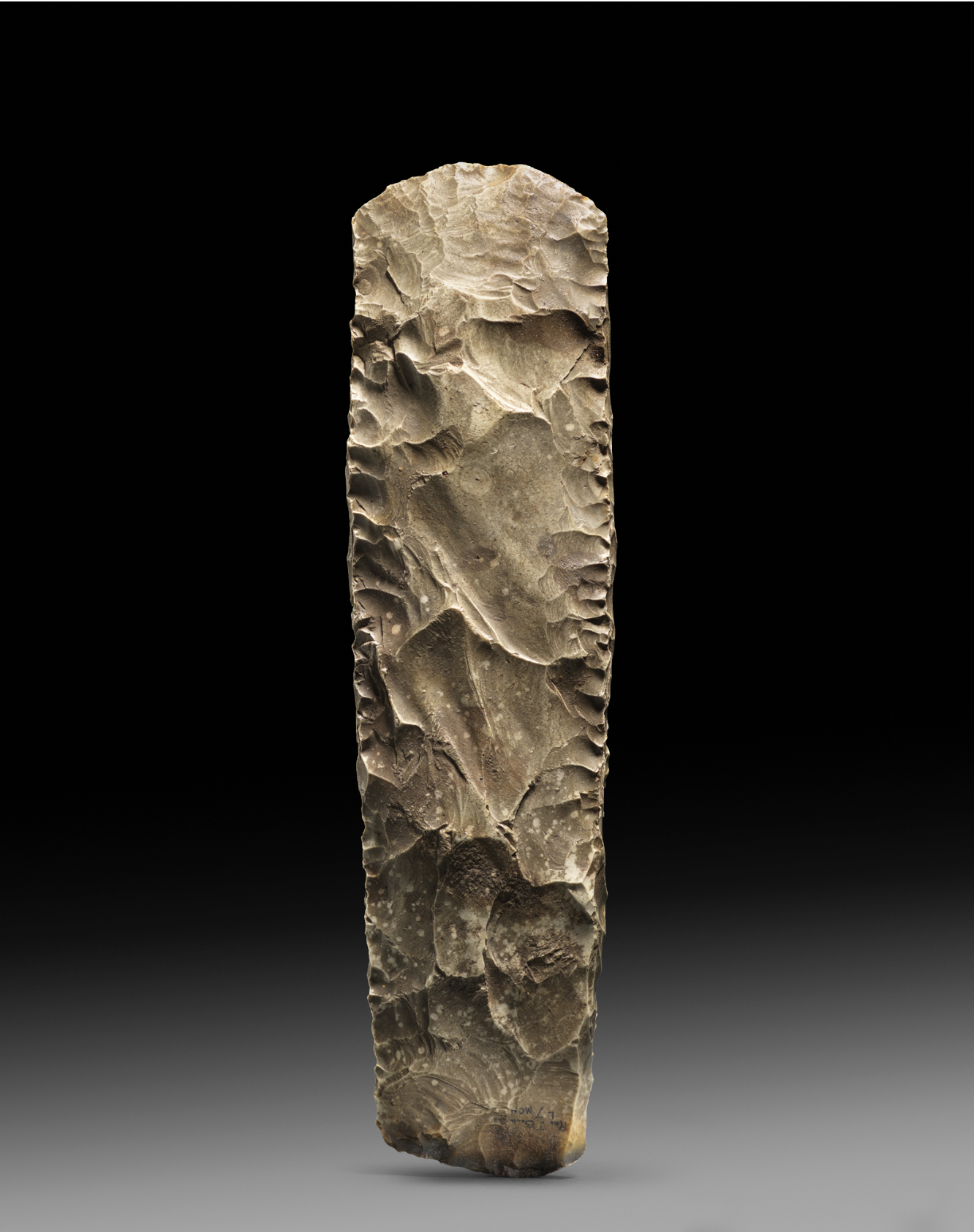 Danish flint axe
Neolithic, circa 4000-2000 BC
length: 26.3 cm
The Reverend James Beck (1842-1891), Bildeston, Suffolk (inscription)