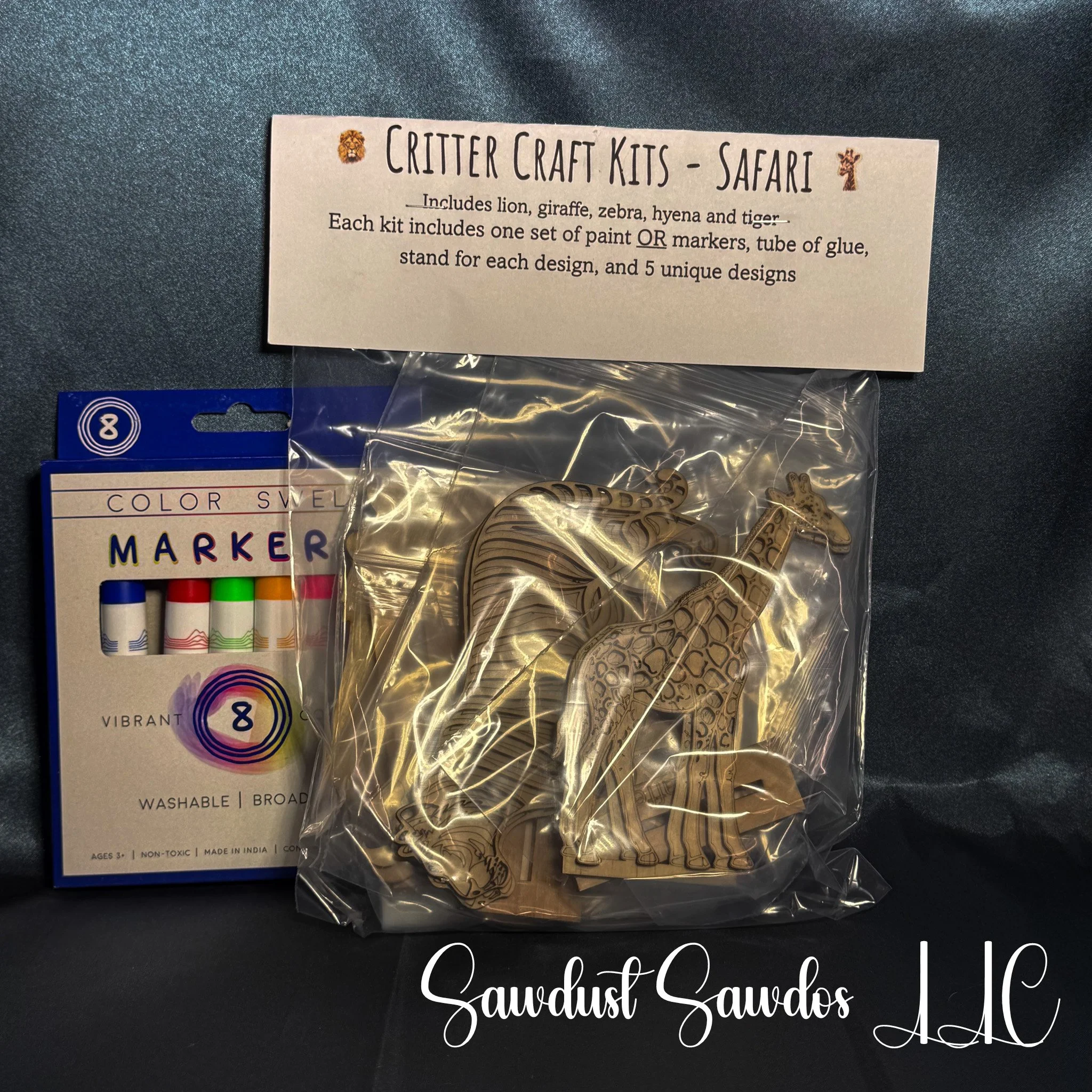 Safari Animal Craft Kit