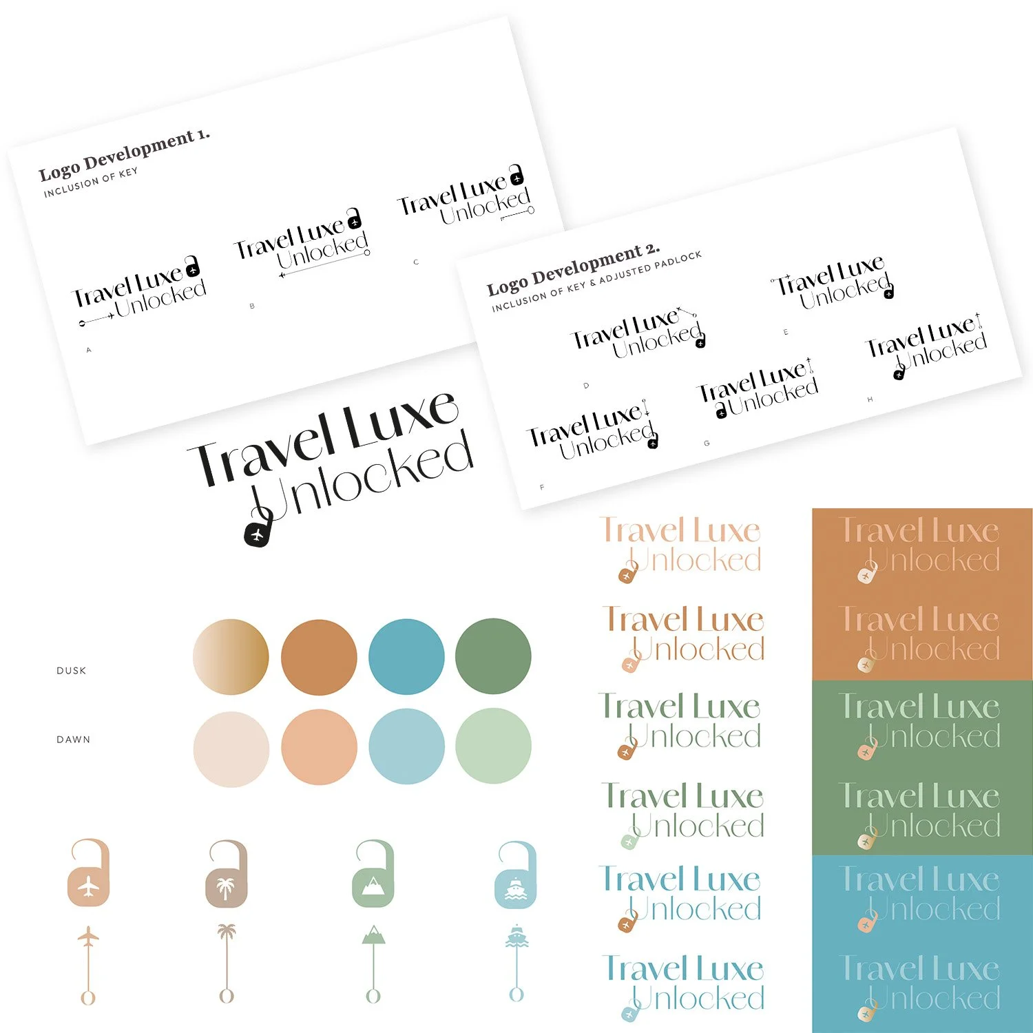 Travel Luxe Unlocked Brand Development