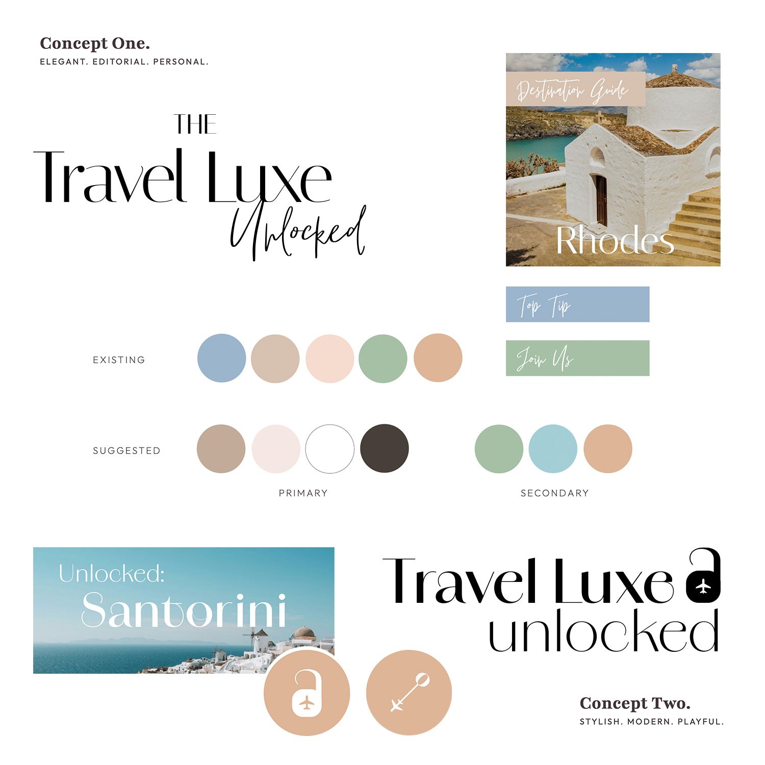 Travel Luxe Unlocked Brand Concepts