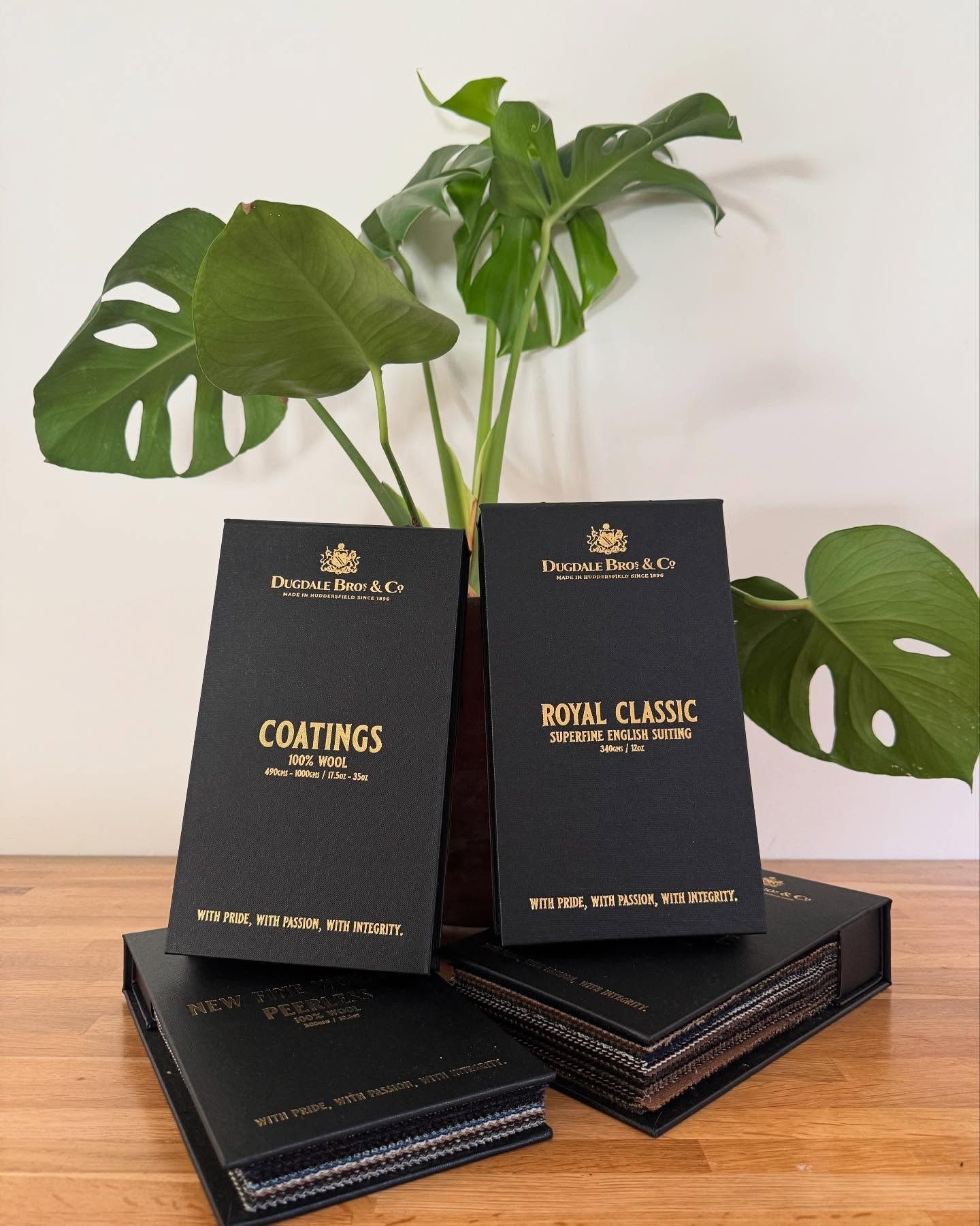 A firm favorite, Dugdale Bros &amp; Co. has been crafting some of England&rsquo;s finest cloth from the heart of Huddersfield since 1896. Renowned for their heritage and dedication to quality, their fabrics are celebrated for their exceptional drape,