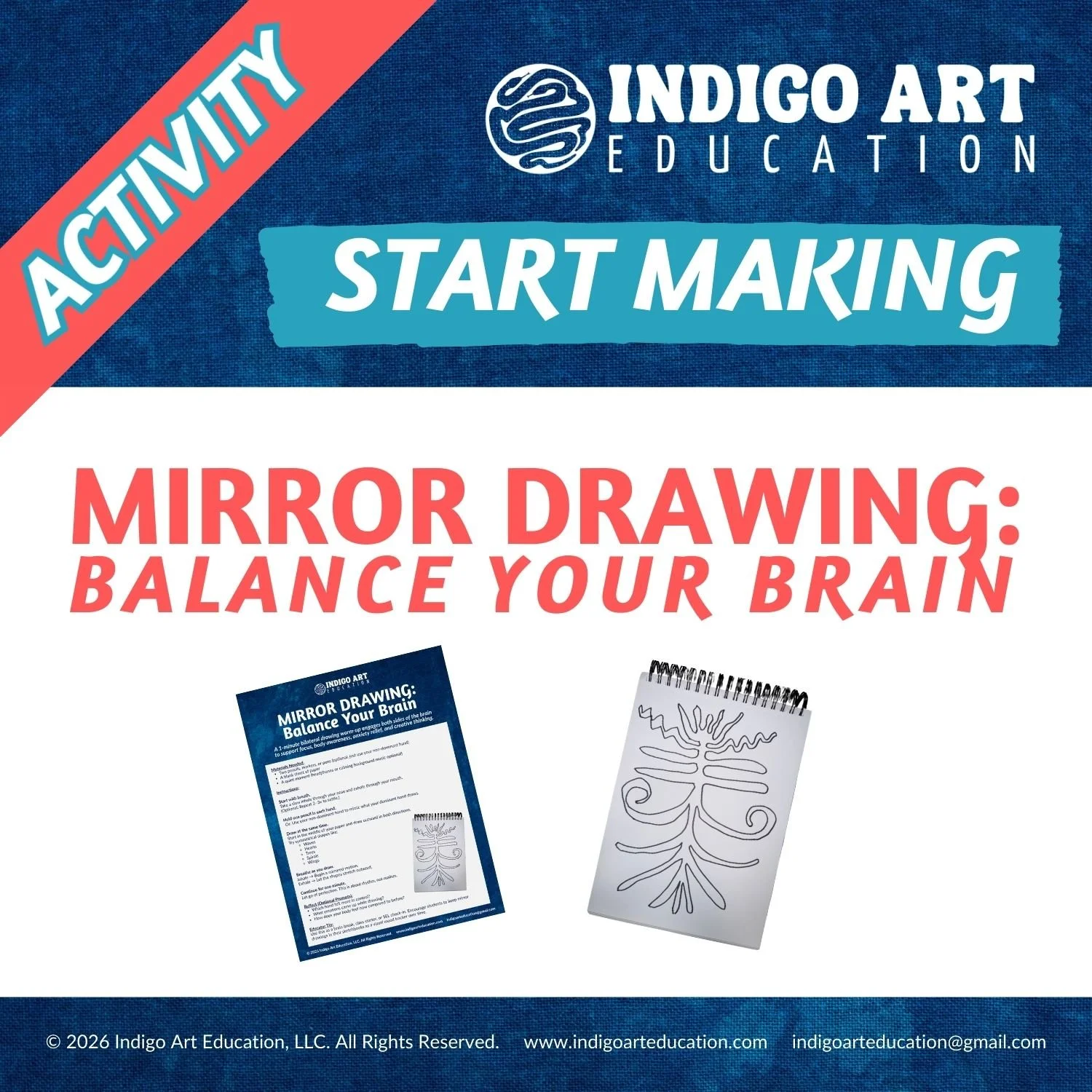 ACTIVITY: Mirror Drawing- Balance Your Brain