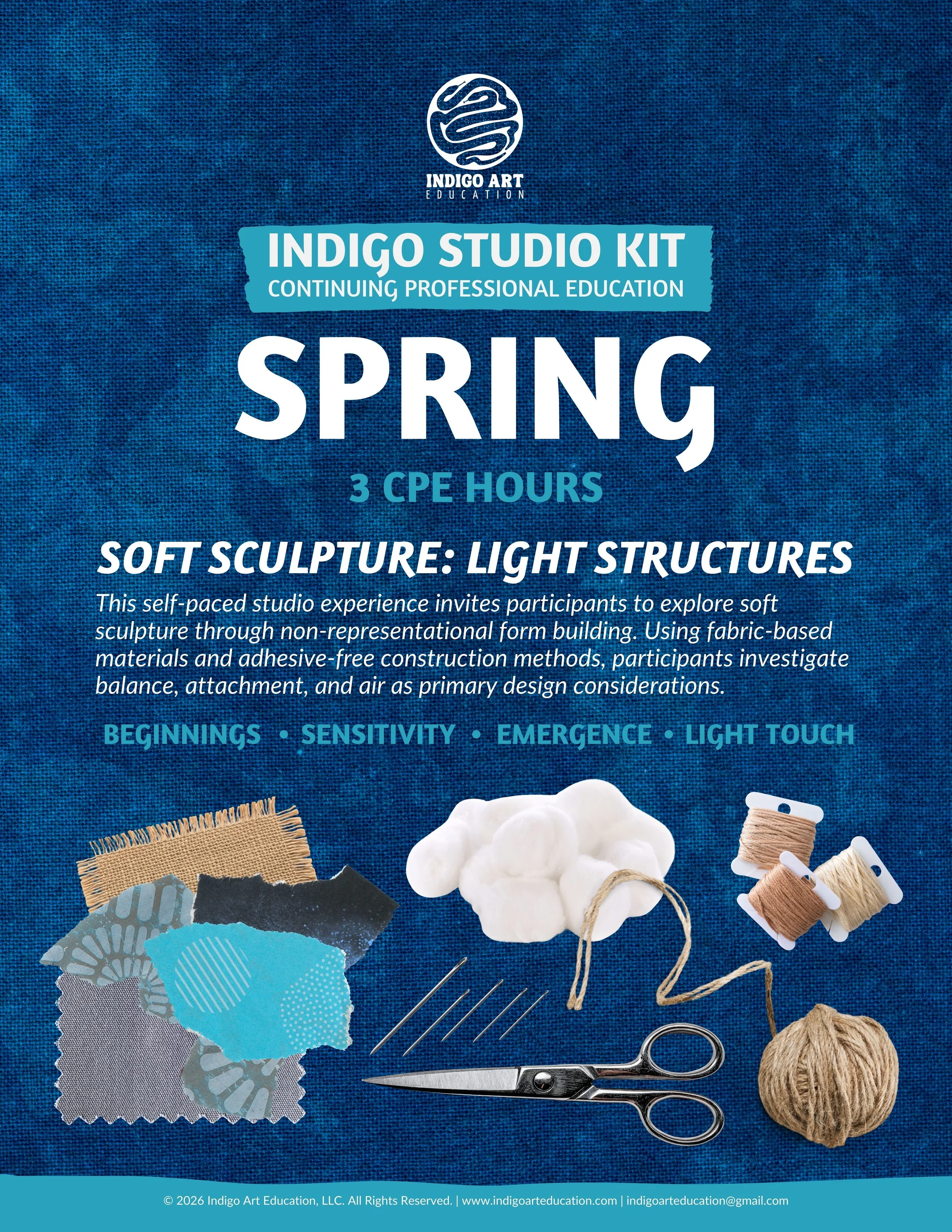 Indigo Studio Kit: CPE – Spring (3 Hours)