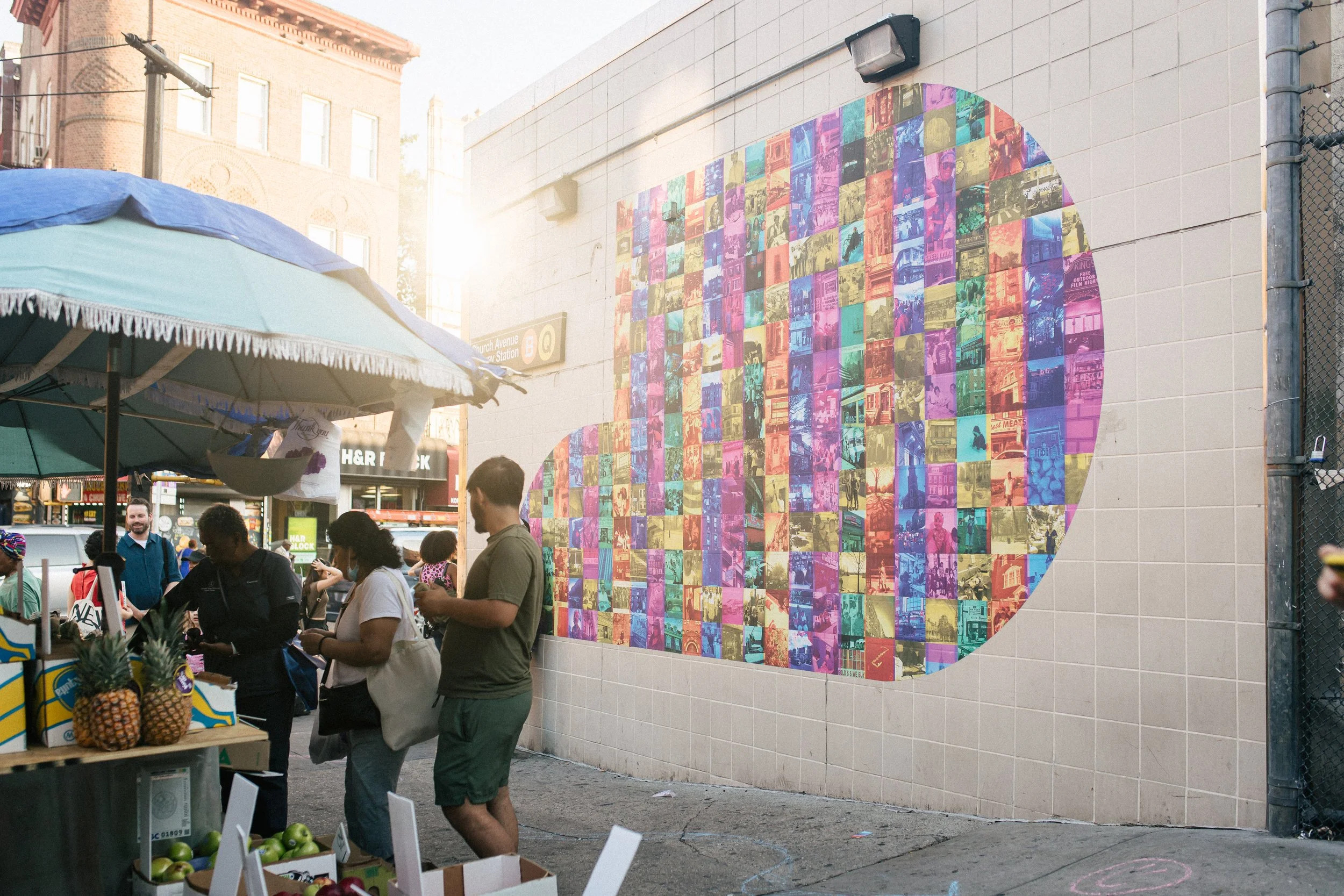 Photographs taken by Cameron Blaylock at the launch event for Shine a Light on Flatbush