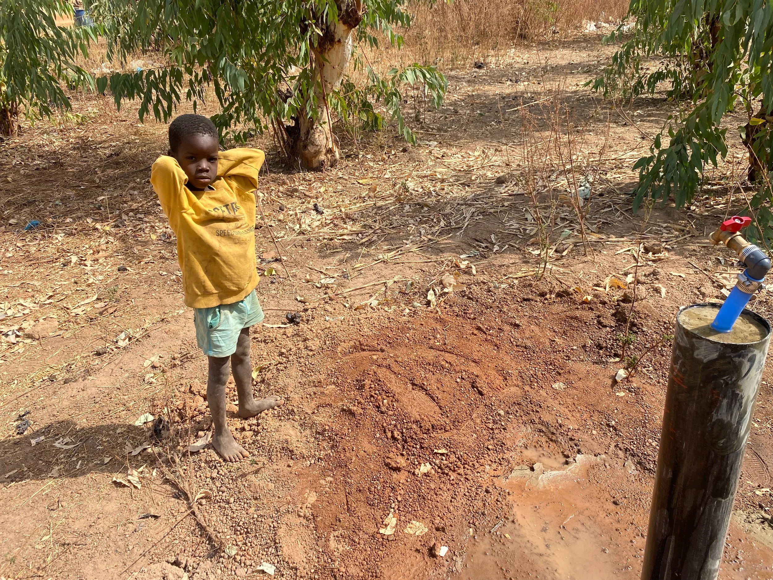 Fascinated by the magic of running water