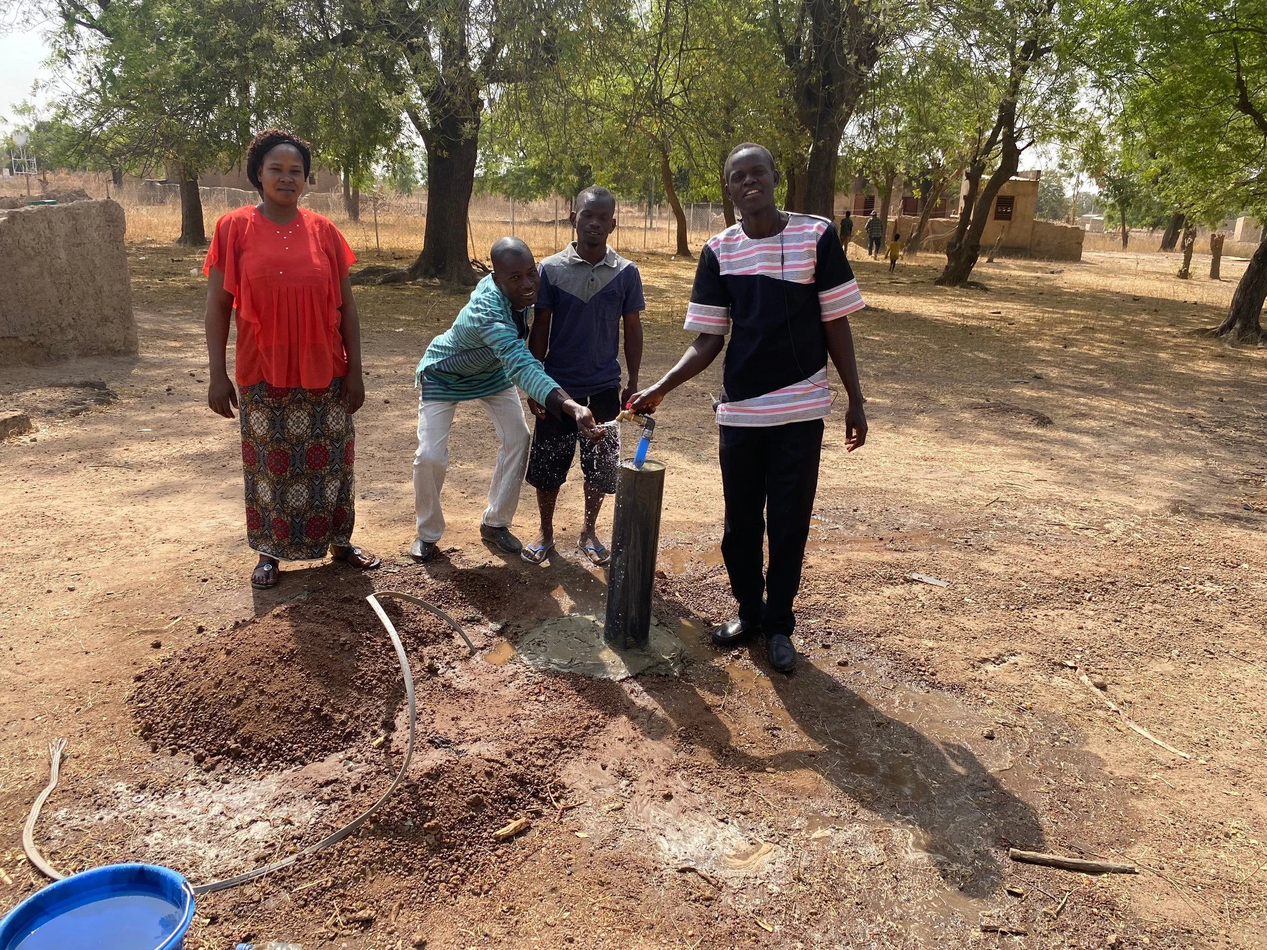 Life changing easy access to water for the teacher and her colleagues