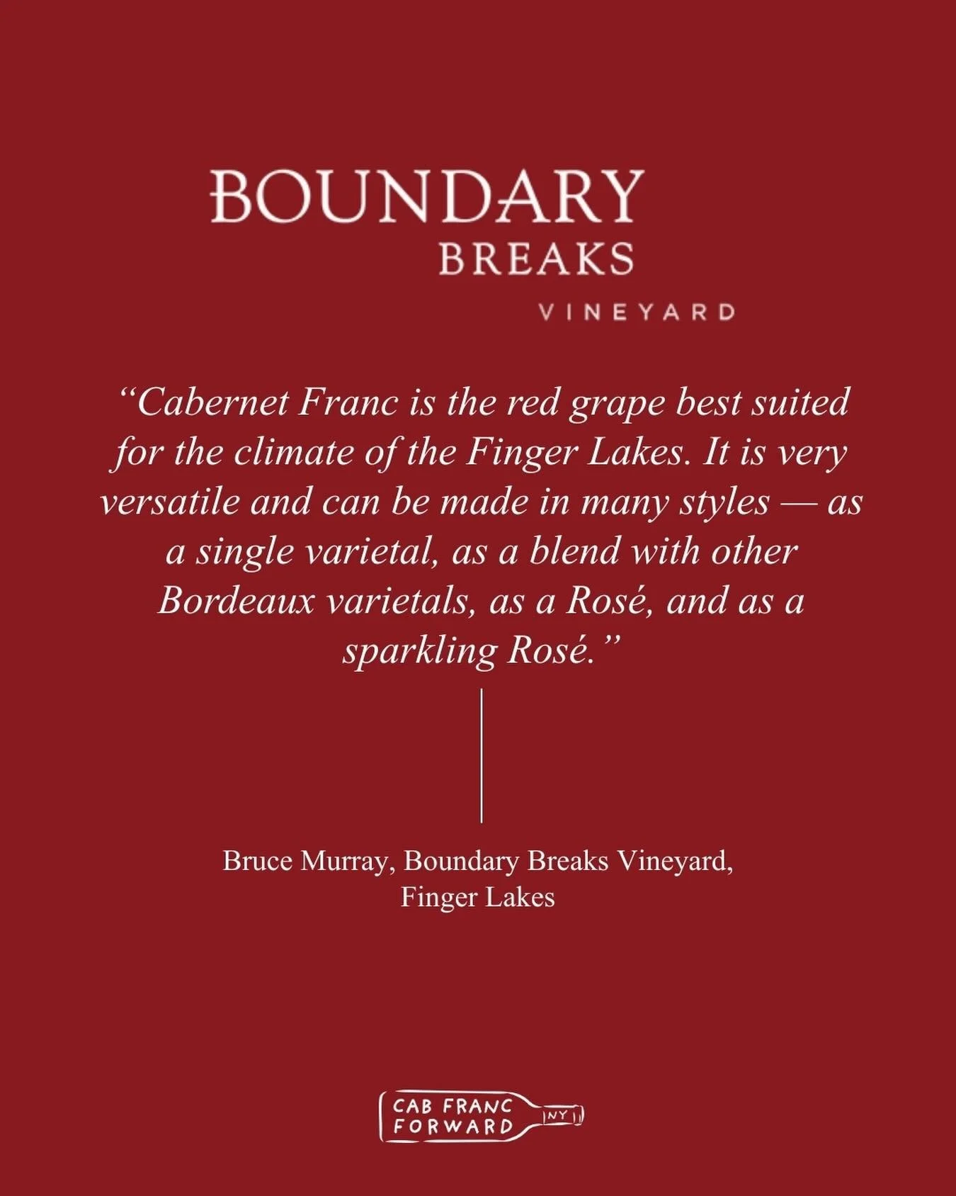 Confirmed for the Grand Tasting next month (2/3 in NYC): @boundarybreaks 🍷

Link in bio to register/purchase tickets! #NYCevent #winetasting #NYCabFranc