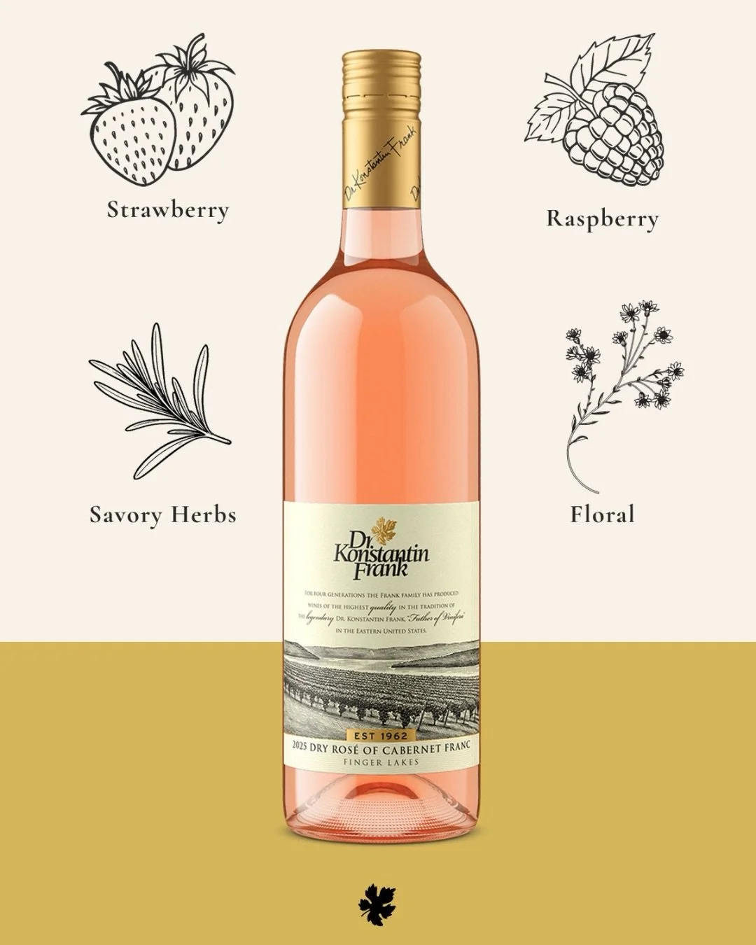 Consider this your newest reason to fall for #NYCabFranc this season! 🍂🍷

@drfrankwine has released their 2025 Dry Ros&eacute; of Cabernet Franc just in time for autumn. A wonderfully warm vintage yielded perfectly ripe fruit, allowing the team to 