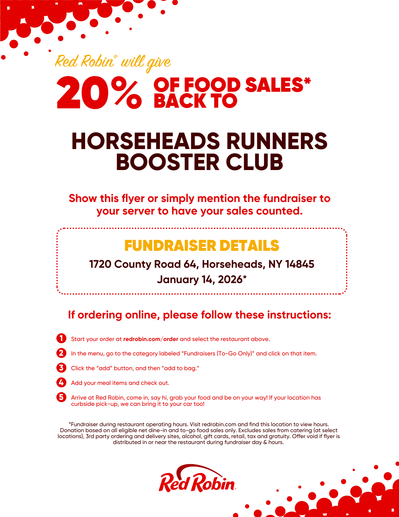 Red Robin Dine to Donate