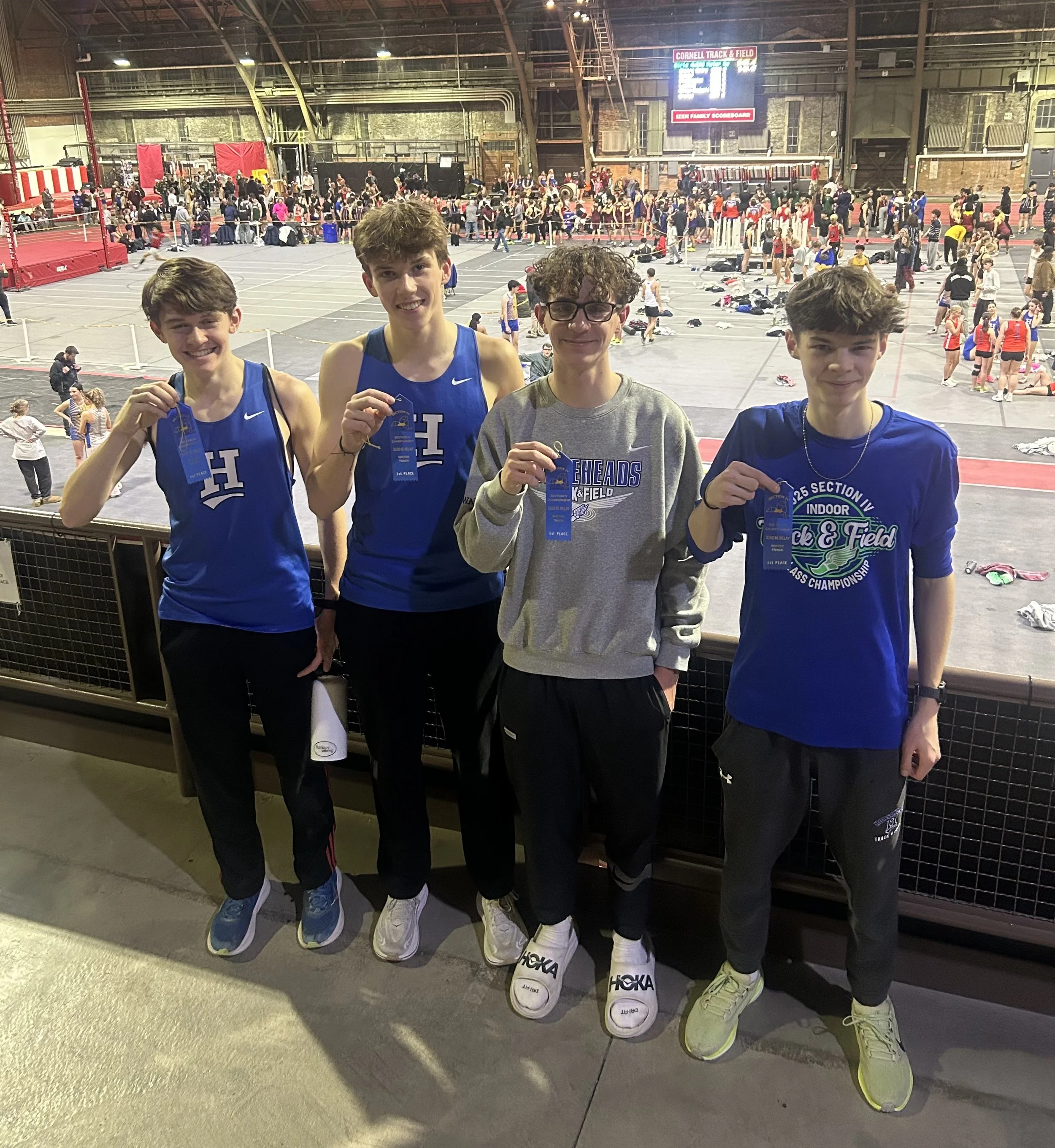 Section IV class A 4X800 indoor champions