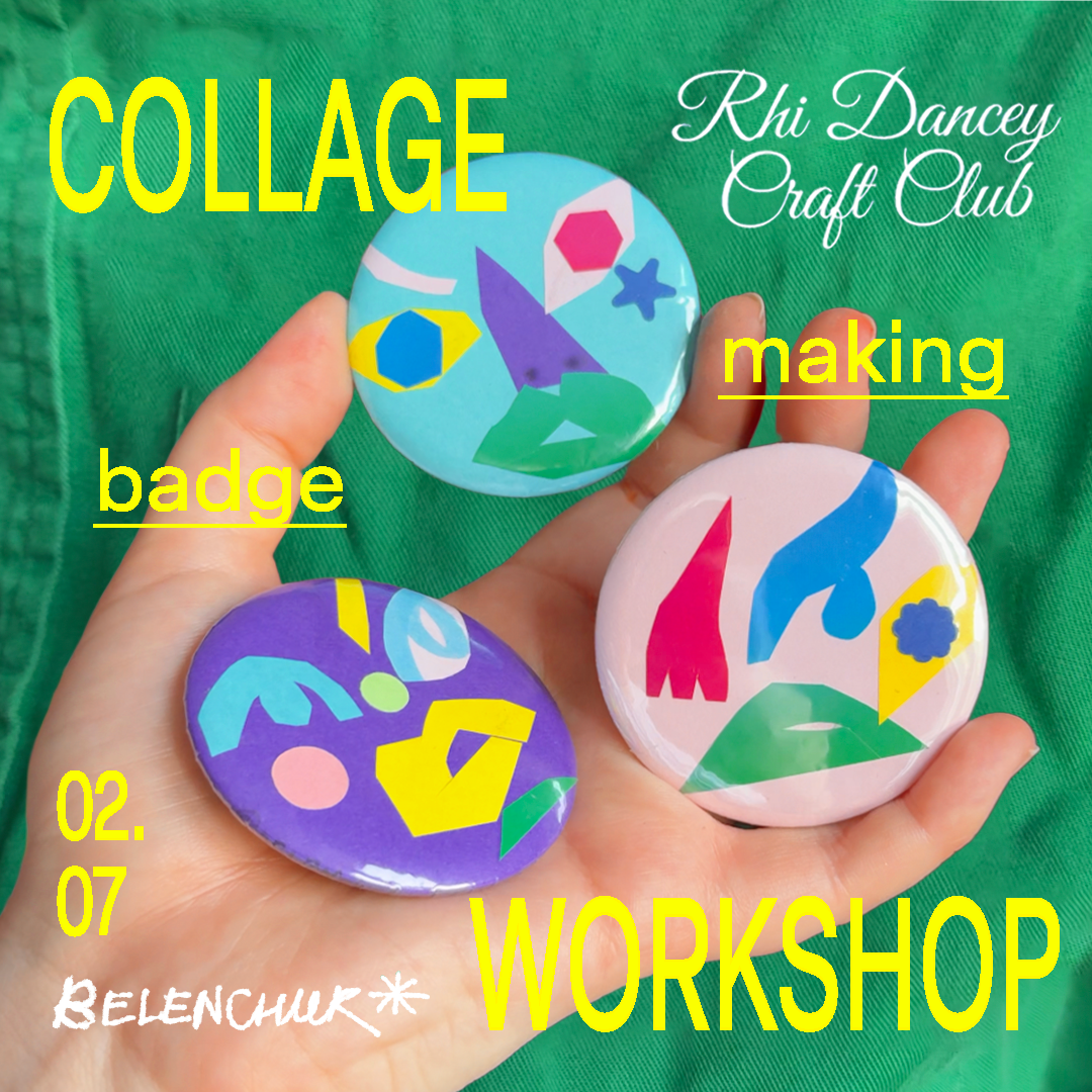 Collage Badge–Making Workshop
