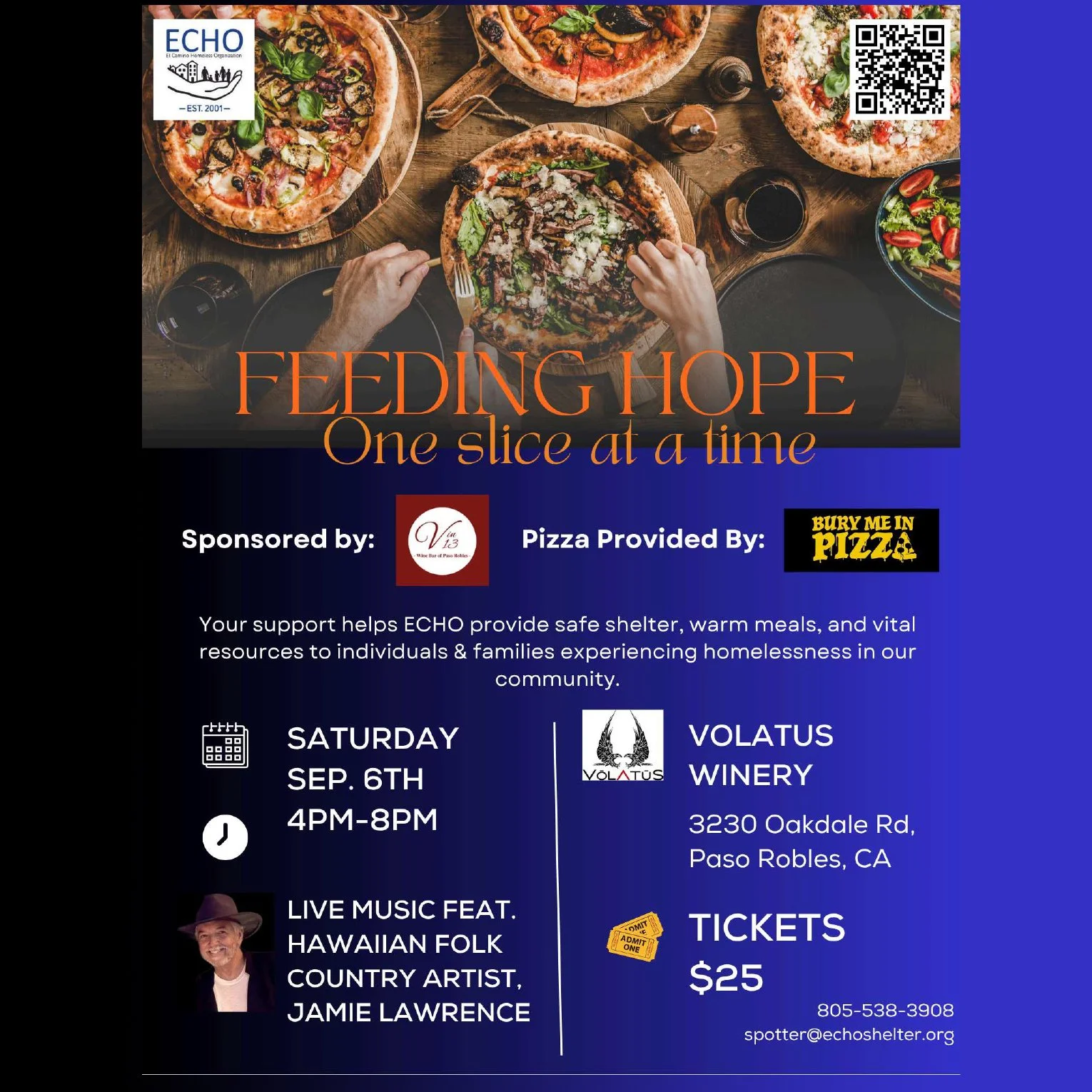Feeding Hope - ECHO Fundraiser at Volatus