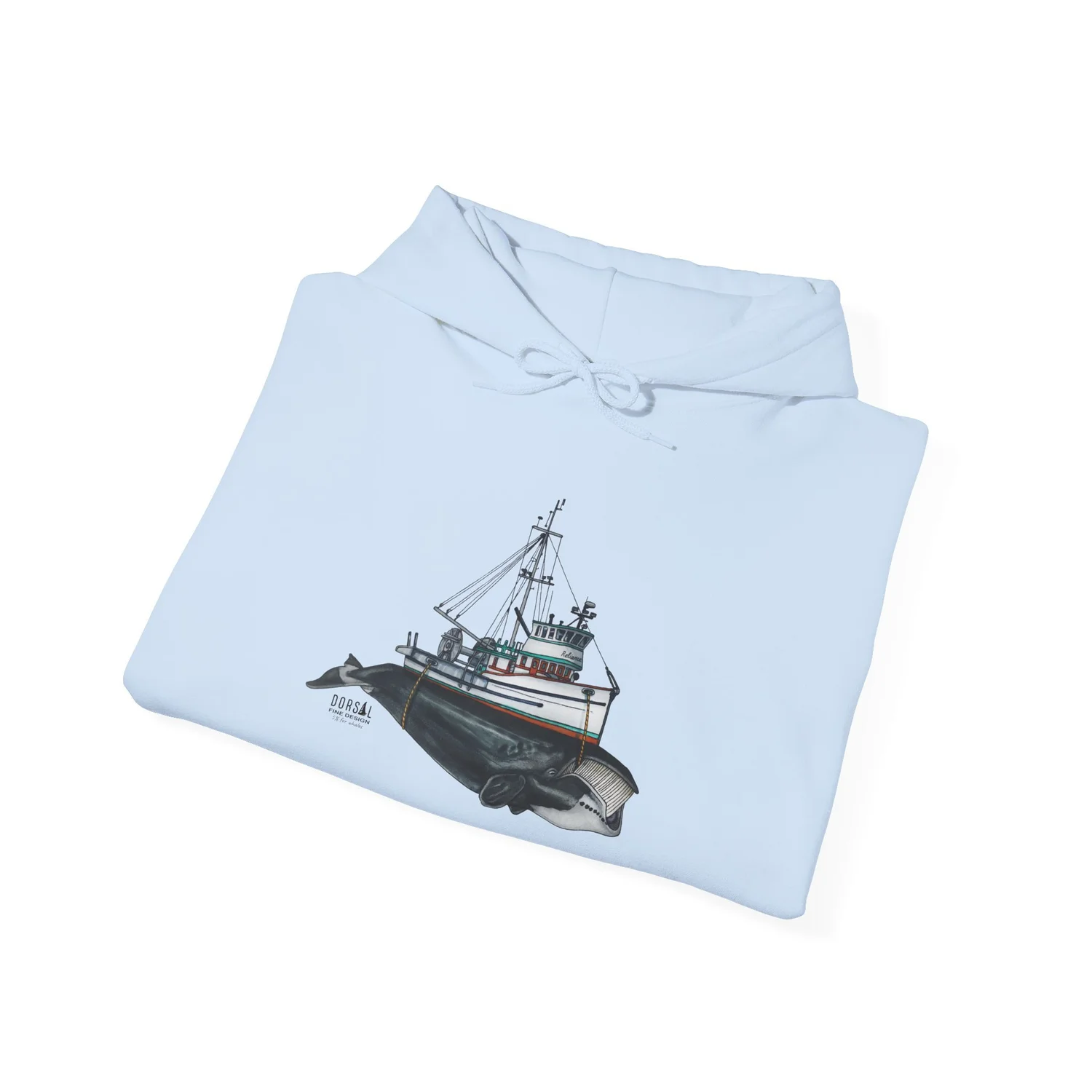 inhabitant - INHABITANT【Boat Womans Dry Hoodie】BLUE S Fishing Boat Hoodie — Ocean Charter Crew Pullover — Dorsal Fine Design