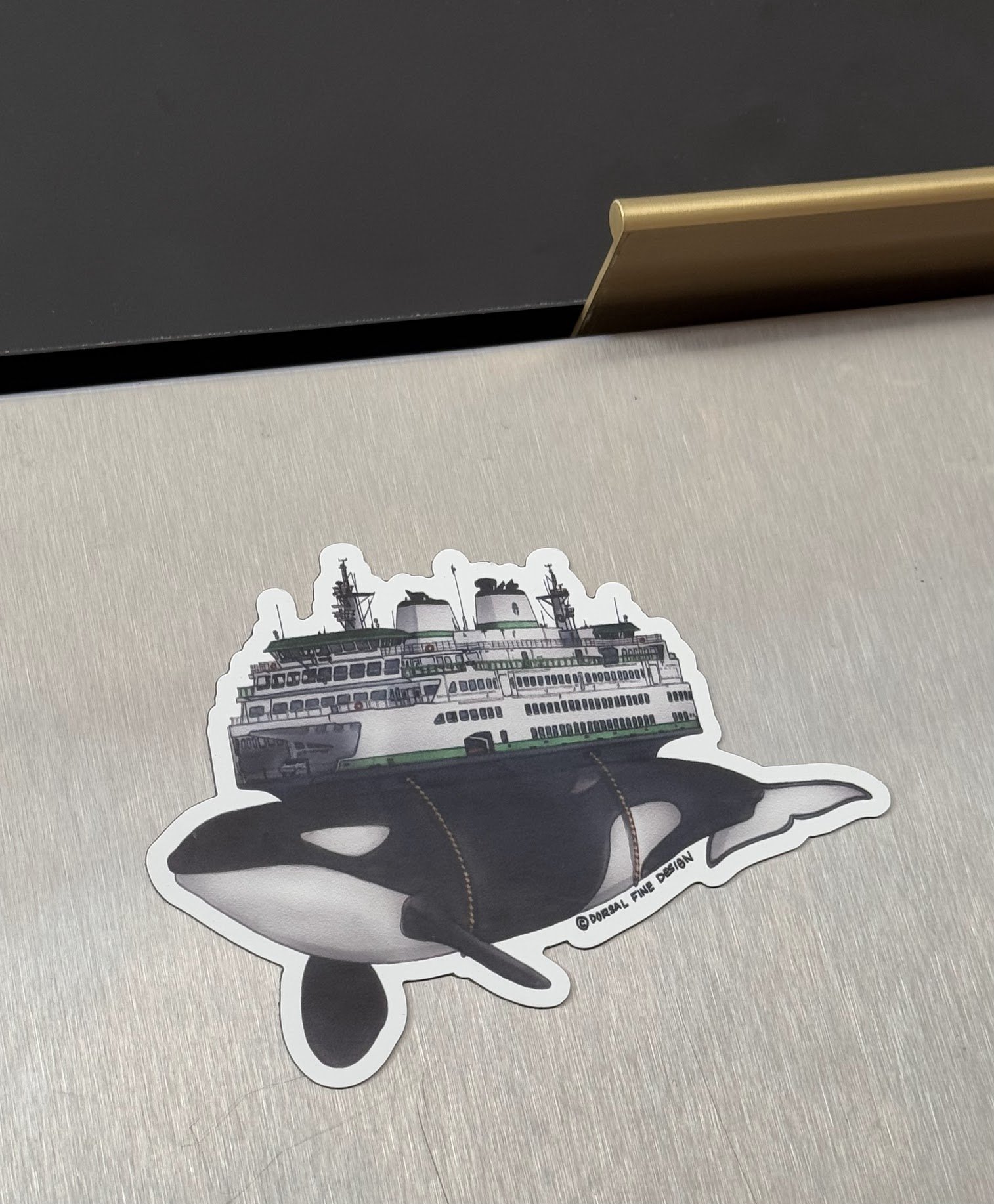 Orca Ferry Magnet