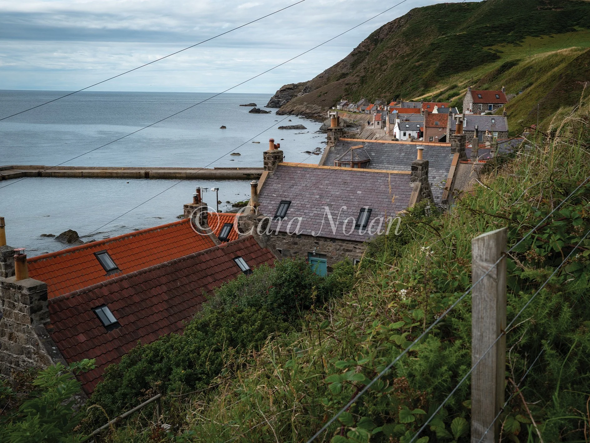 Un village accroché à la mer