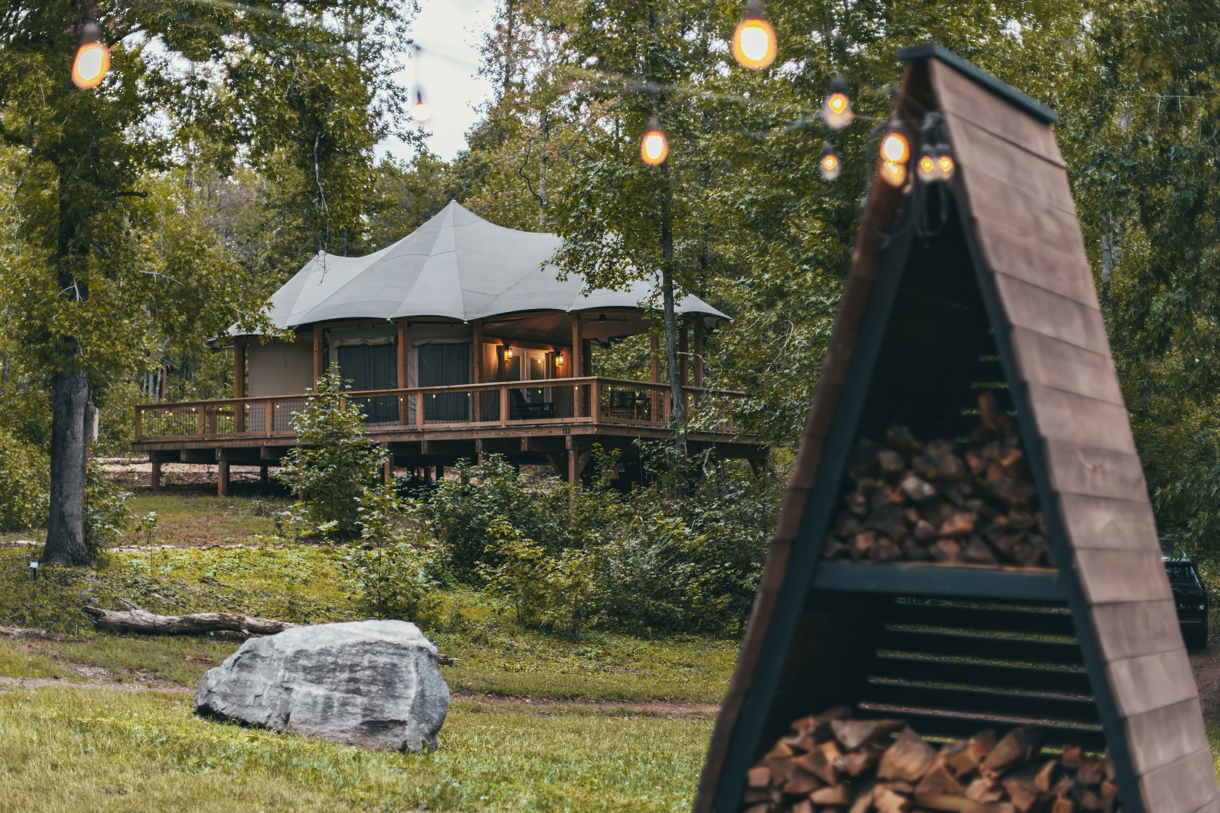 Glamping, Elevated: Wheat Creek Outpost in Mill Spring