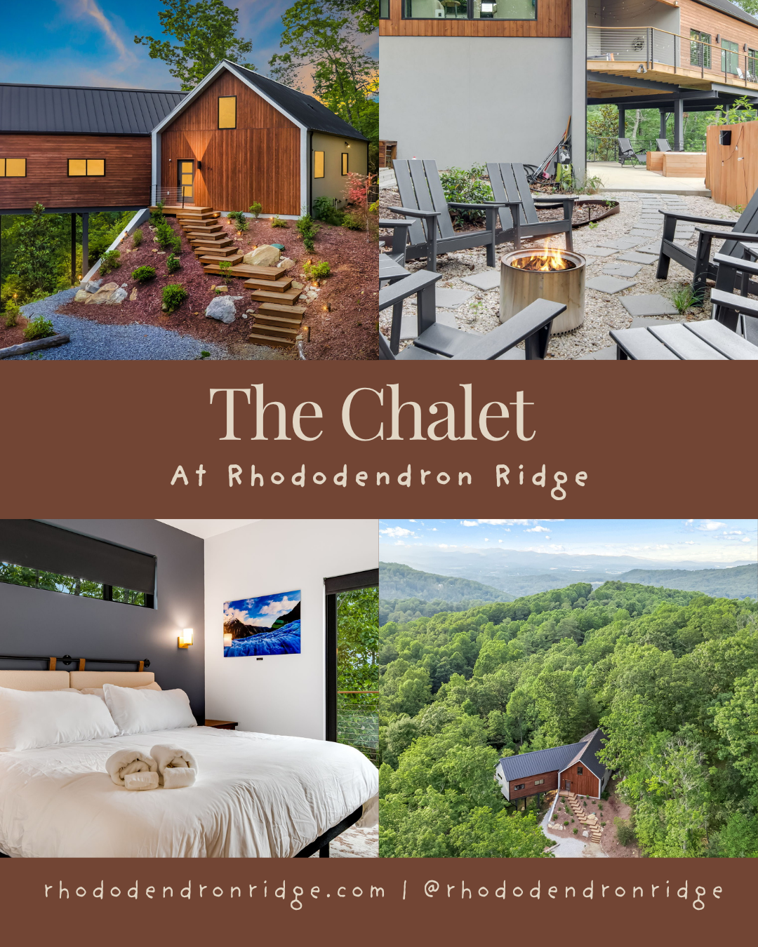 Rhododendron Ridge: A Luxury Mountain Chalet Made for Family Gatherings and Celebrations